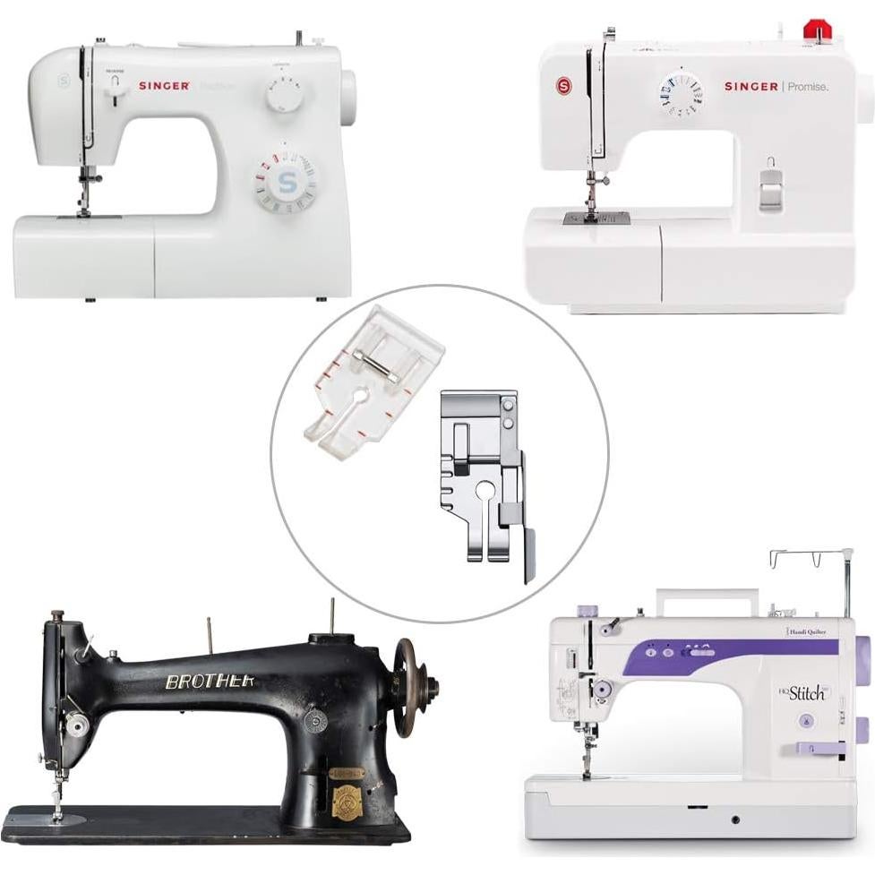 Pie de prensa 1/4" CESUSME para acolchado y patchwork - 2 piezas