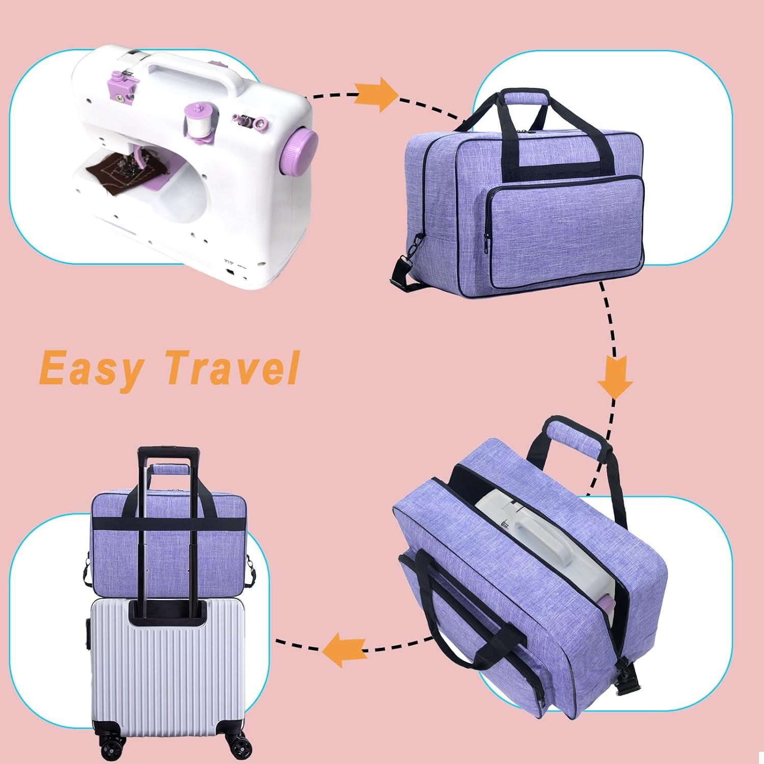 Bolsa de Transporte para Máquina de Coser Universal XH005 - Púrpura