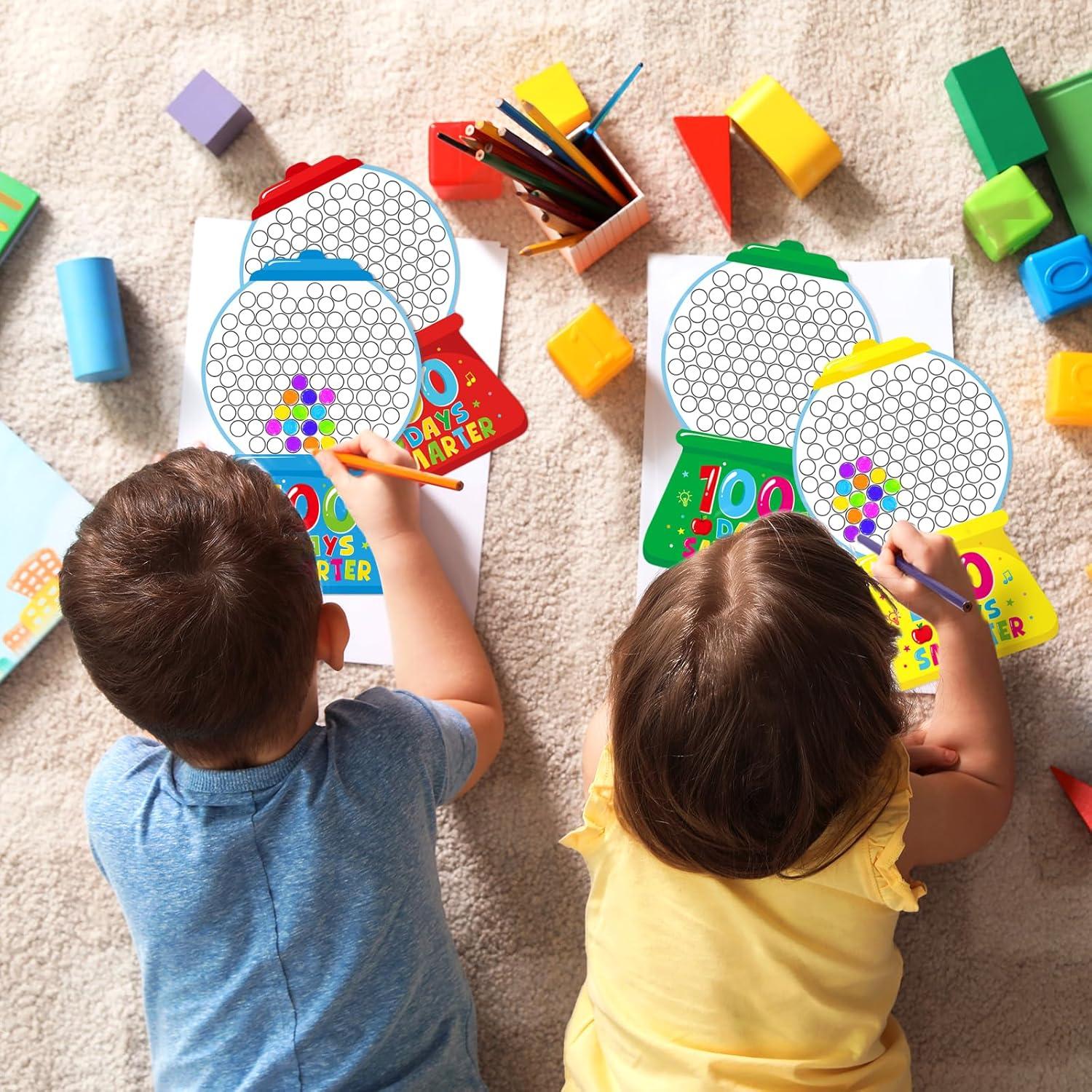 Kit de Manualidades Hedeey 36 Piezas 100 Días de Escuela