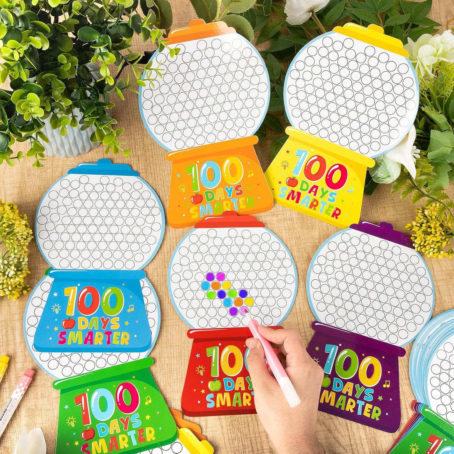 Kit de Manualidades Hedeey 36 Piezas 100 Días de Escuela