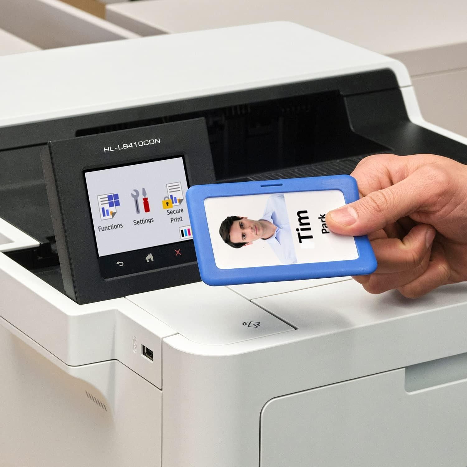 HL‐L9410CDN Enterprise Color Laser Printer with Fast Printing, Large Paper Capacity, and Advanced Security Features, White