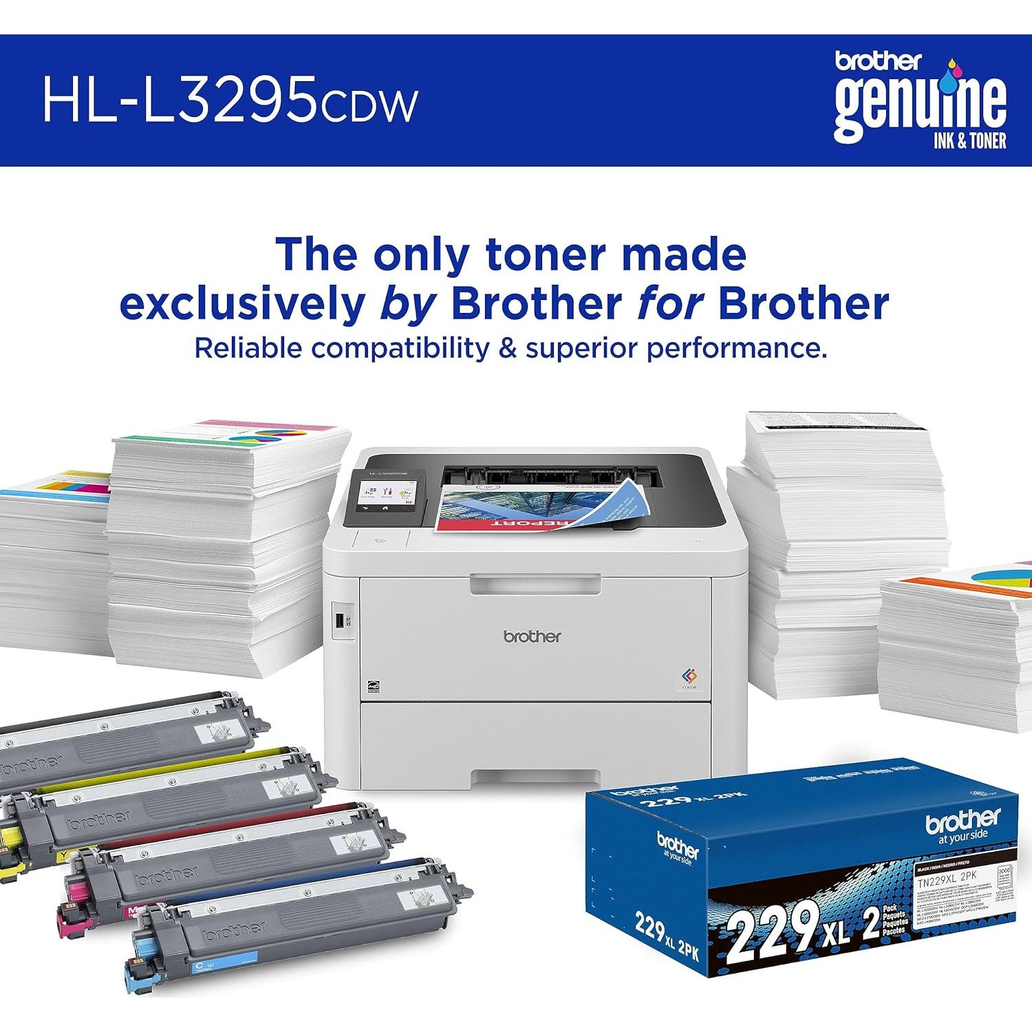 Impresora Color Inalámbrica Brother HL-L3295CDW 16.68 kg