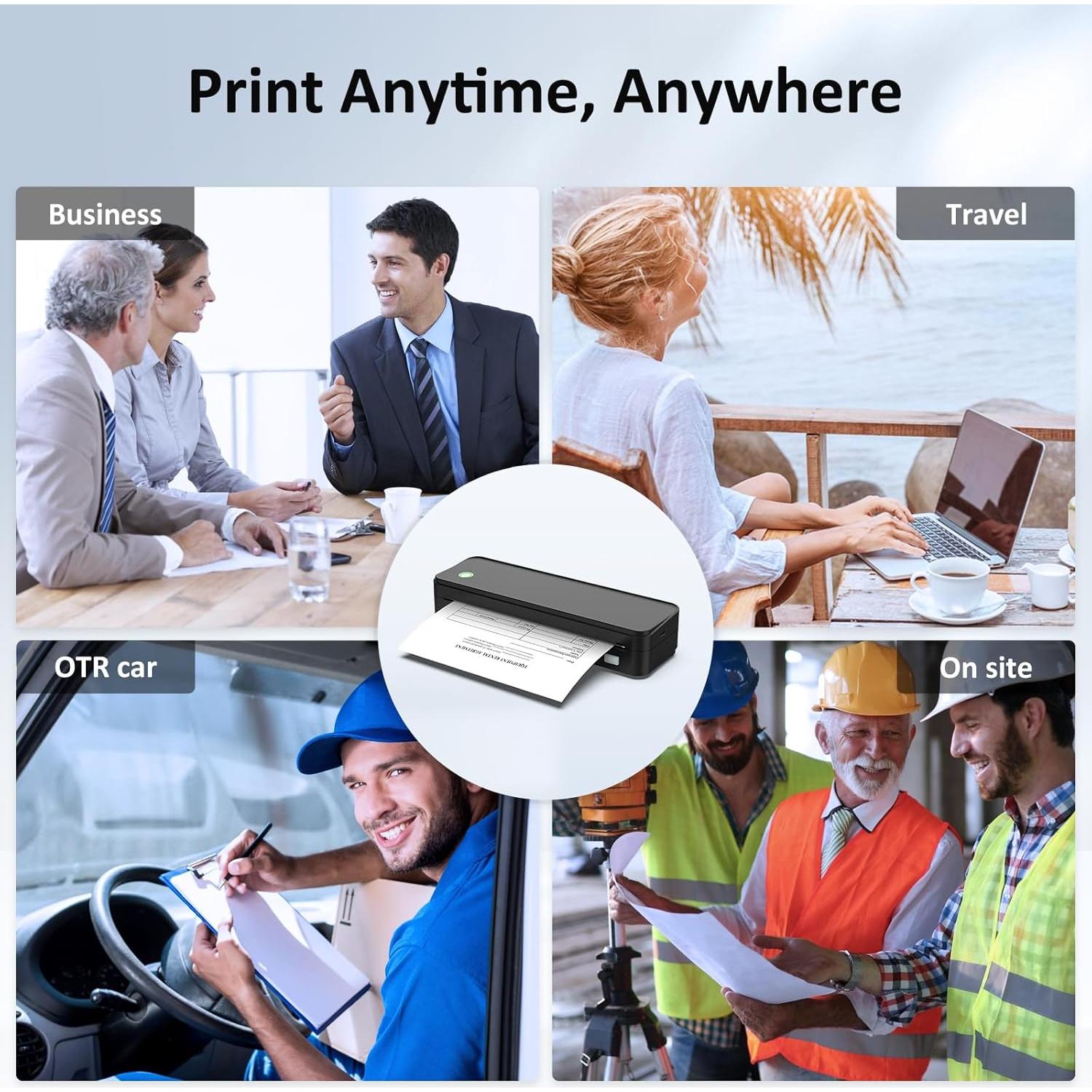 Impresora Térmica Portátil Gloryang PD-A4 Bluetooth 300DPI