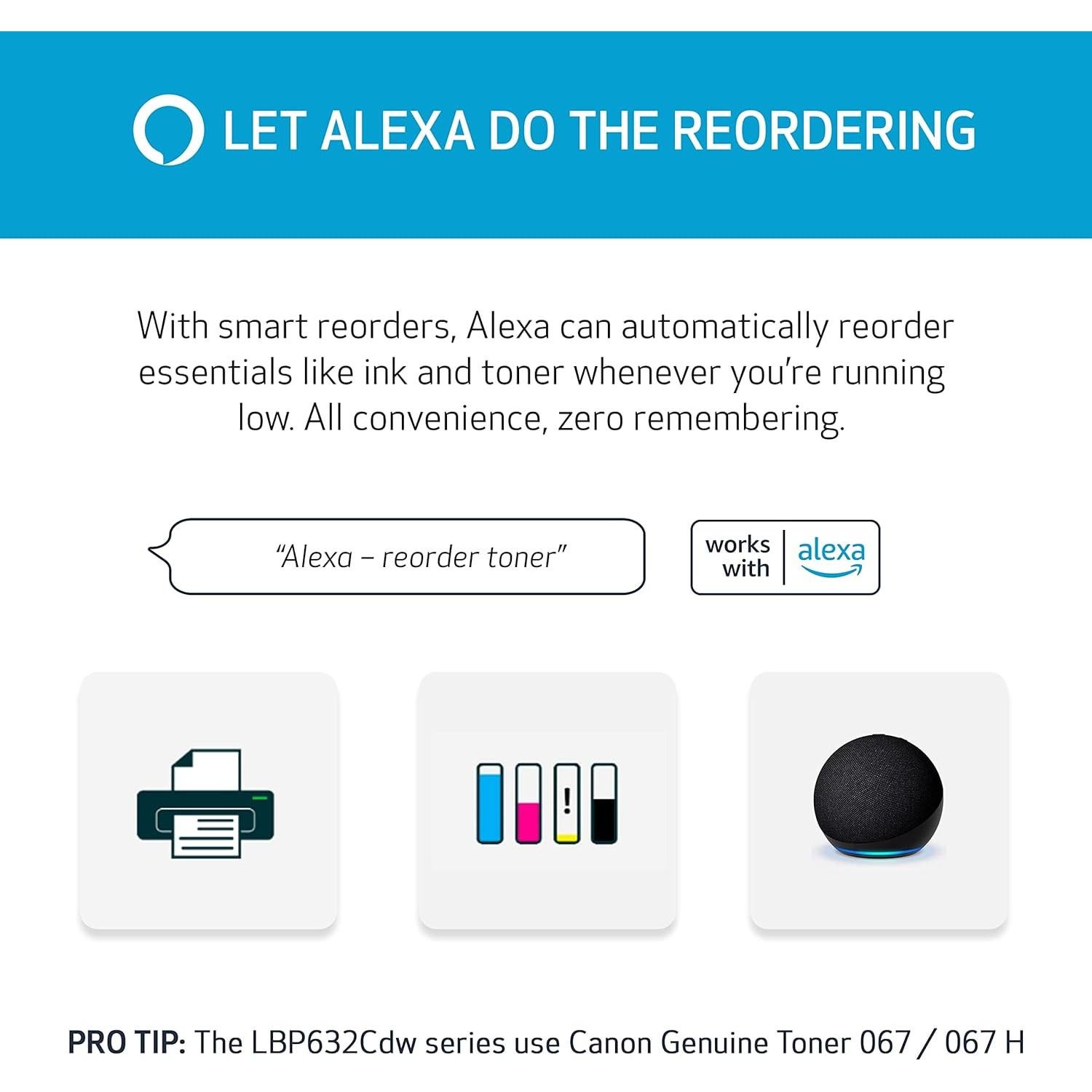 imageCLASS LBP122dw - Monochrome Duplex Wireless Laser Printer, Single Function, Home Office, Mobile Ready, 30 PPM, Black