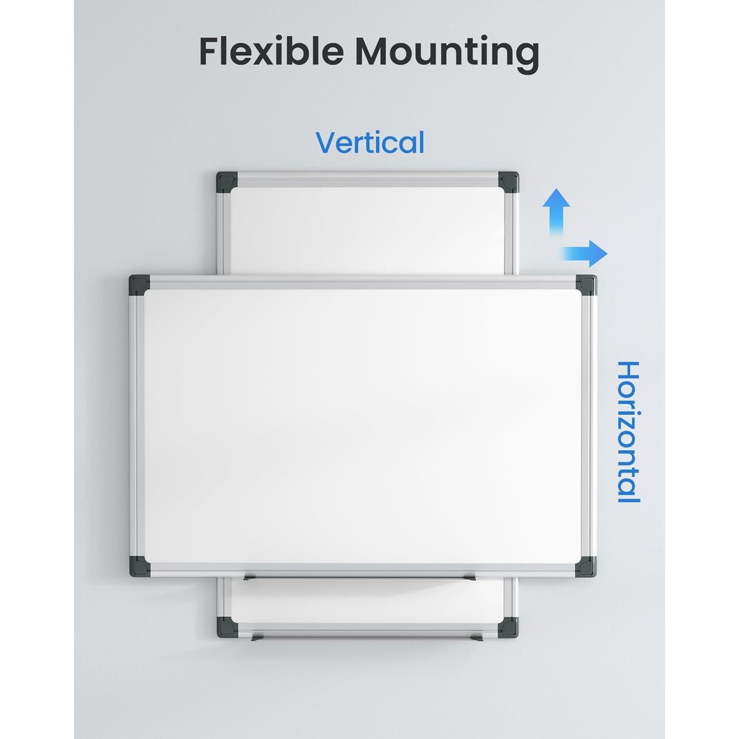 Pizarra Blanca Magnética VUSIGN 45.72x30.48cm con Accesorios