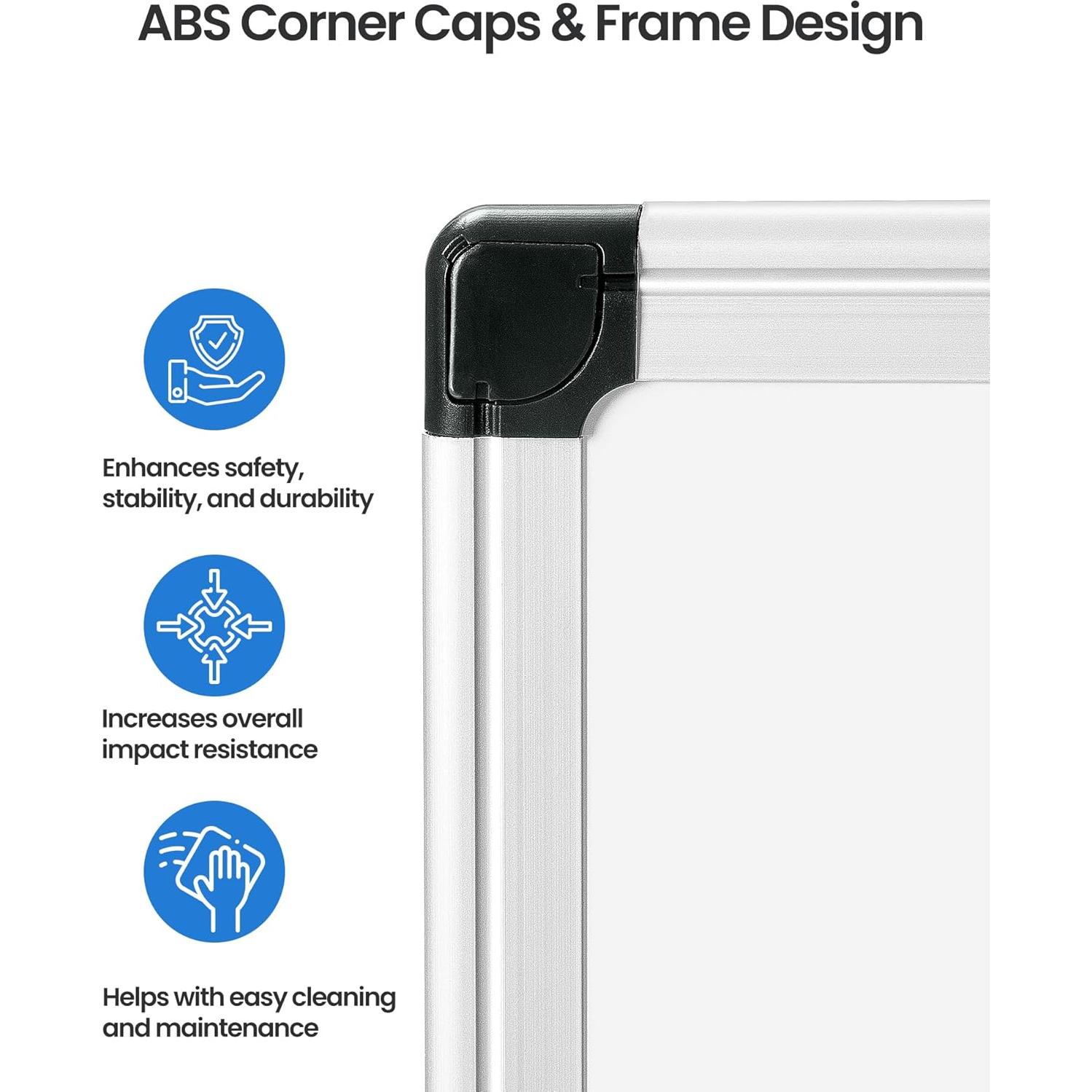 Pizarra Blanca Magnética VUSIGN 45.72x30.48cm con Accesorios