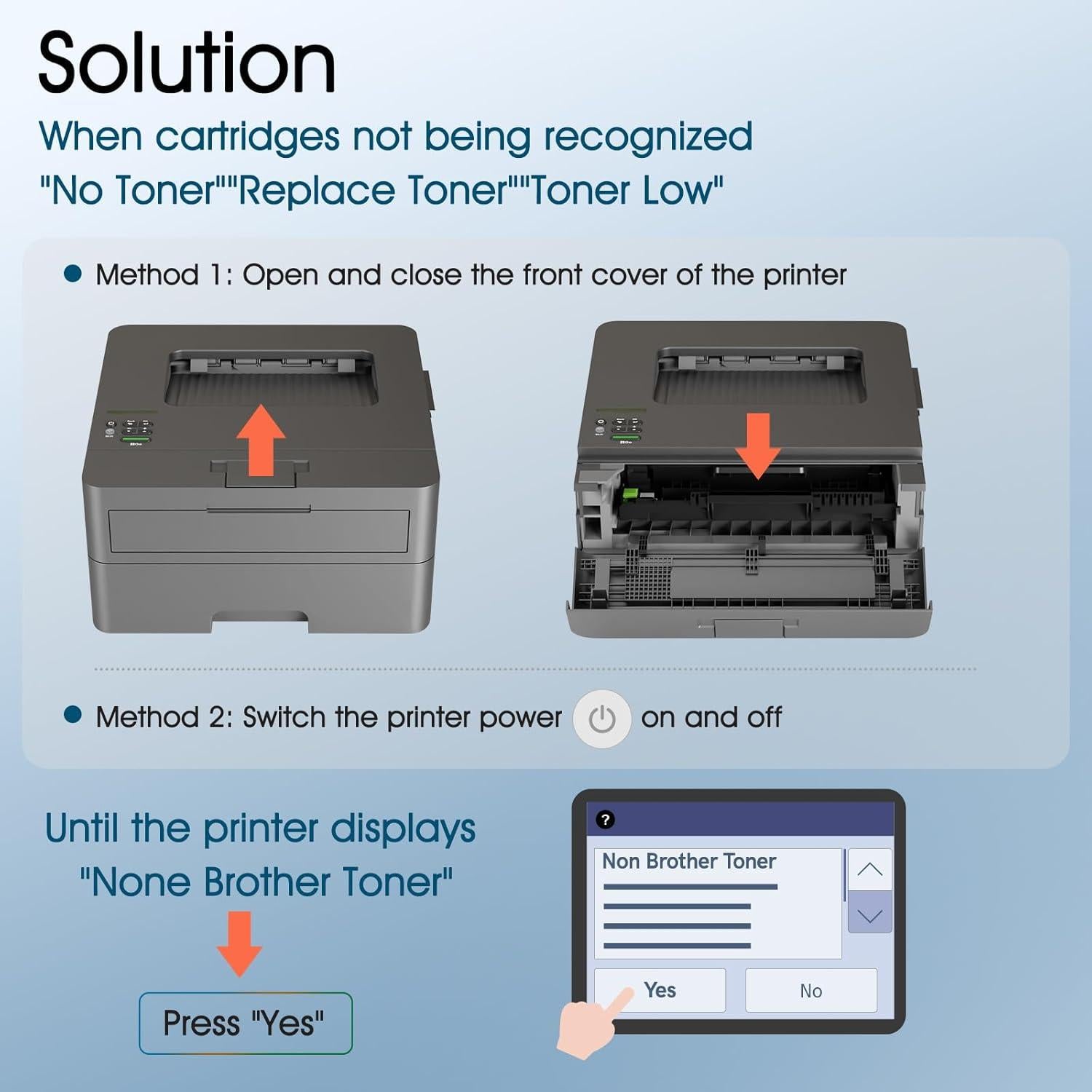 Tóner Negro Cool Toner TN830XL Compatible para Brother - 4 Paquete