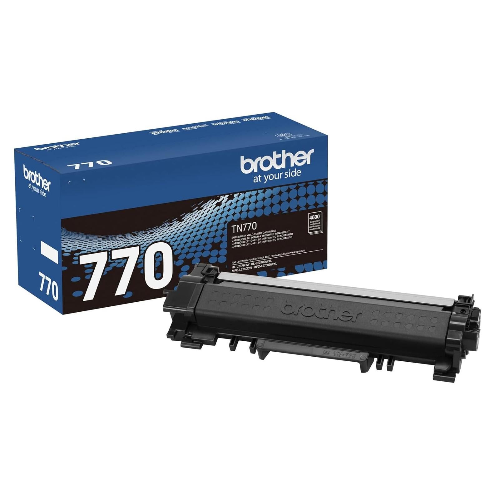 Cartucho de Tóner Brother TN-770 Negro para HL-L2370DW MFC-L2750DW