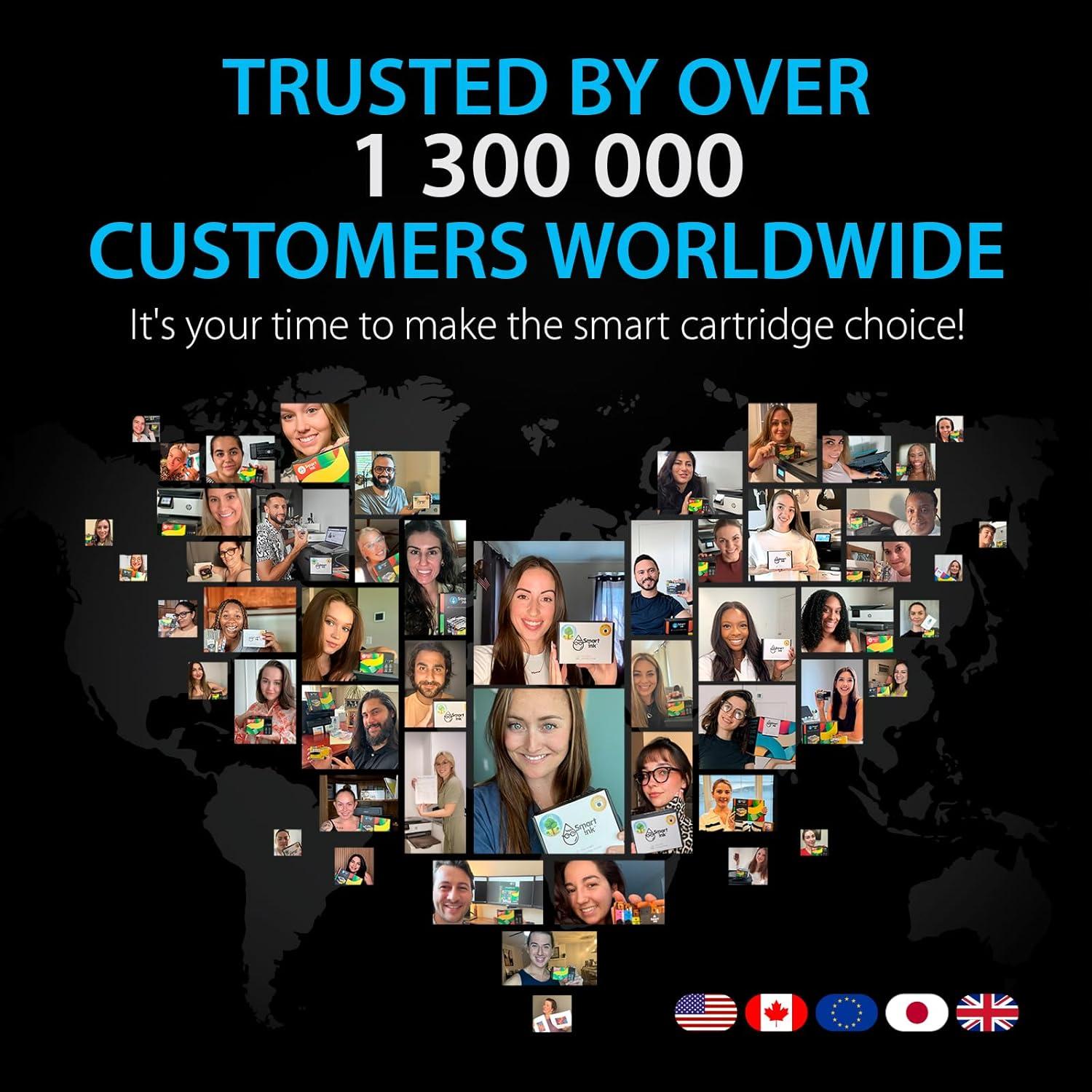 Cartuchos de tinta Smart Ink LC406XL para Brother - 4 Piezas