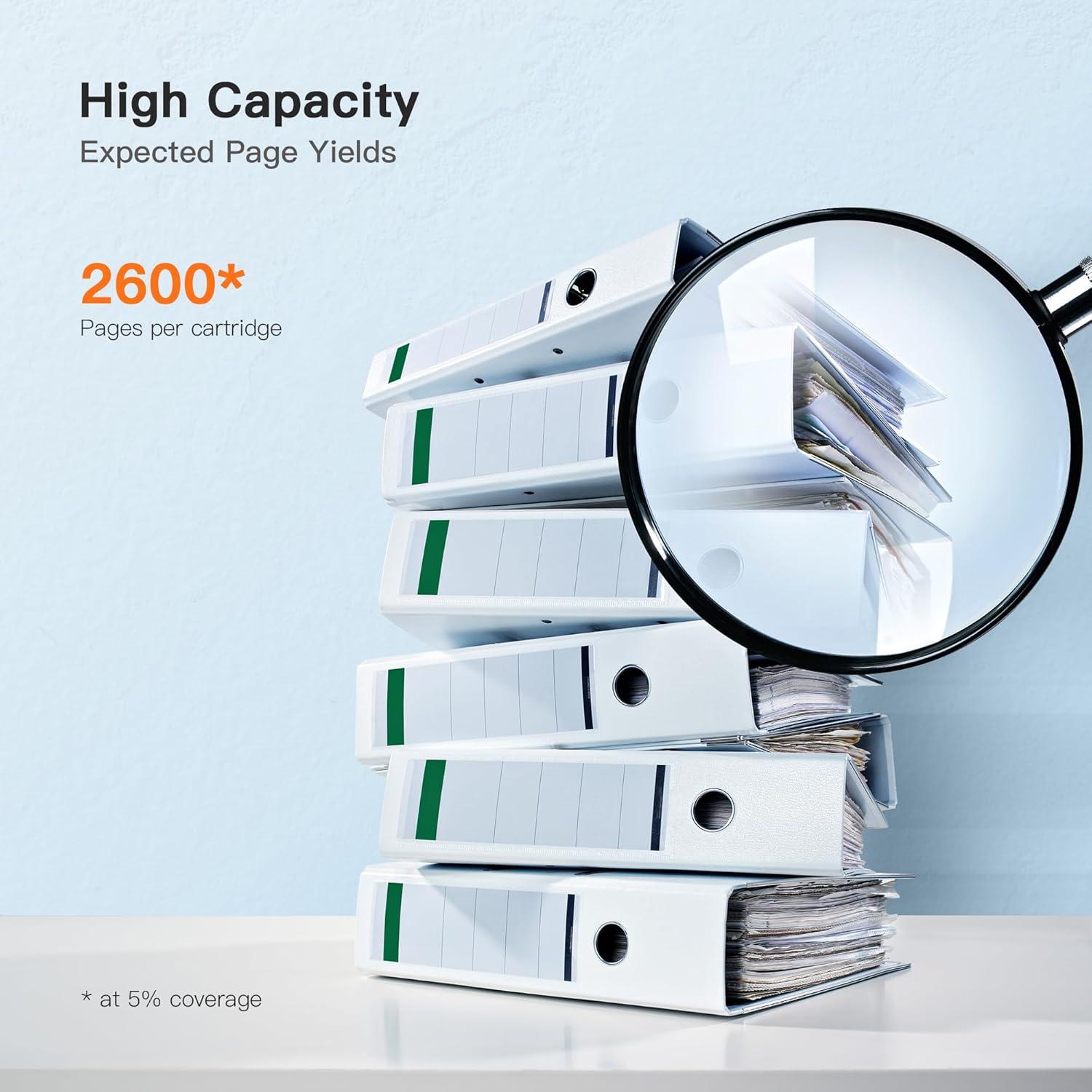 Cartucho de tóner E-Z Ink TN360 Negro para Brother - 2 Piezas