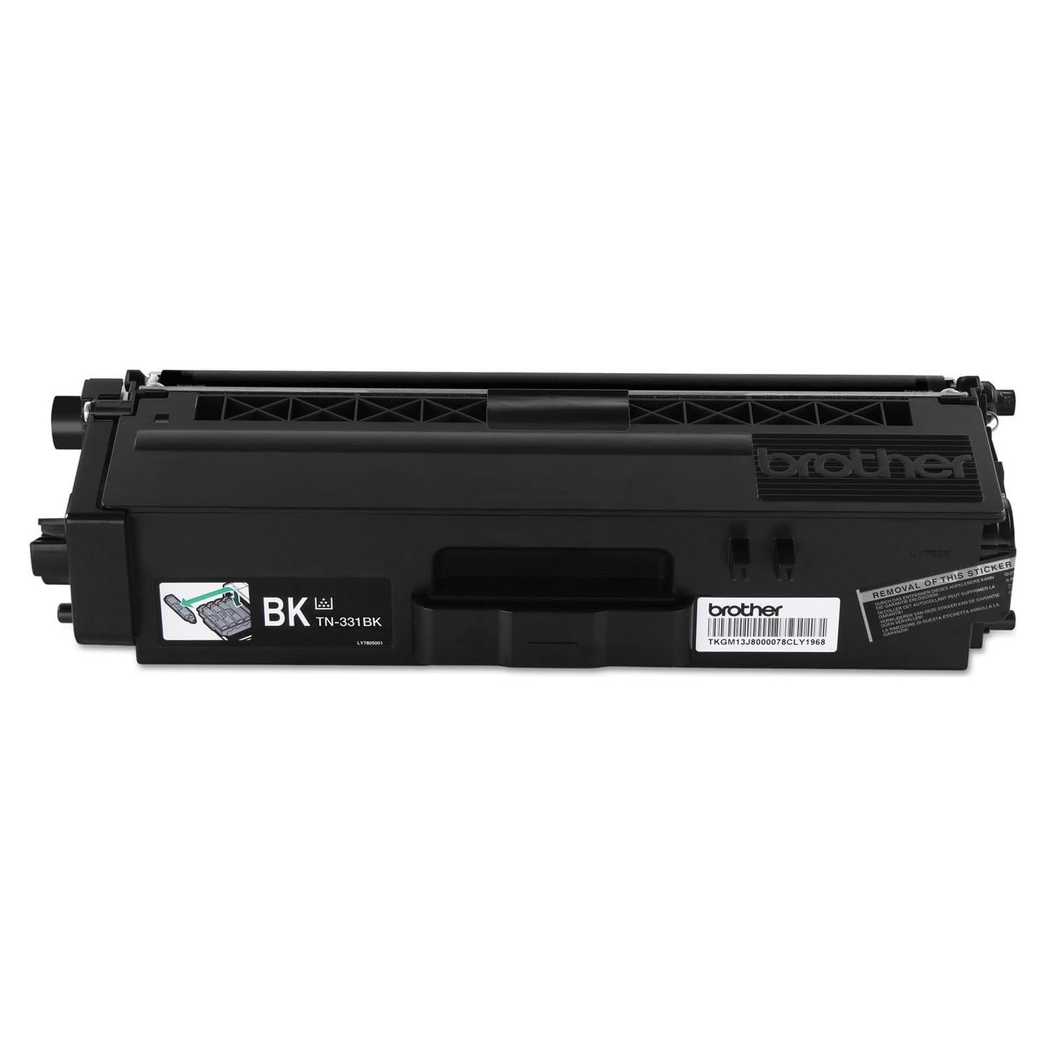 Cartucho de Tóner Negro Brother TN-331BK - Rinde 2500 Páginas