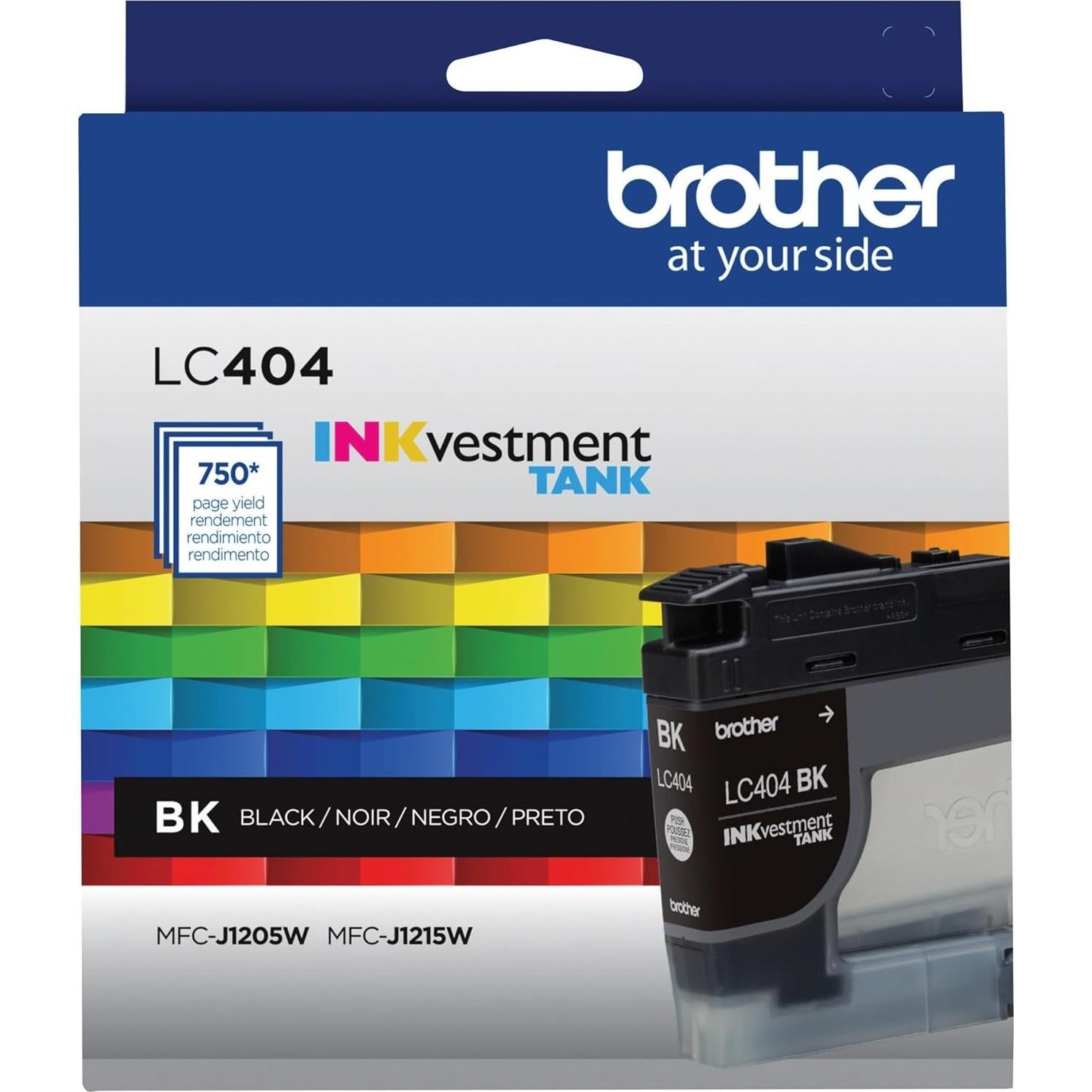 Cartucho de Tinta Brother LC404BK Negro INKvestment 750 Páginas