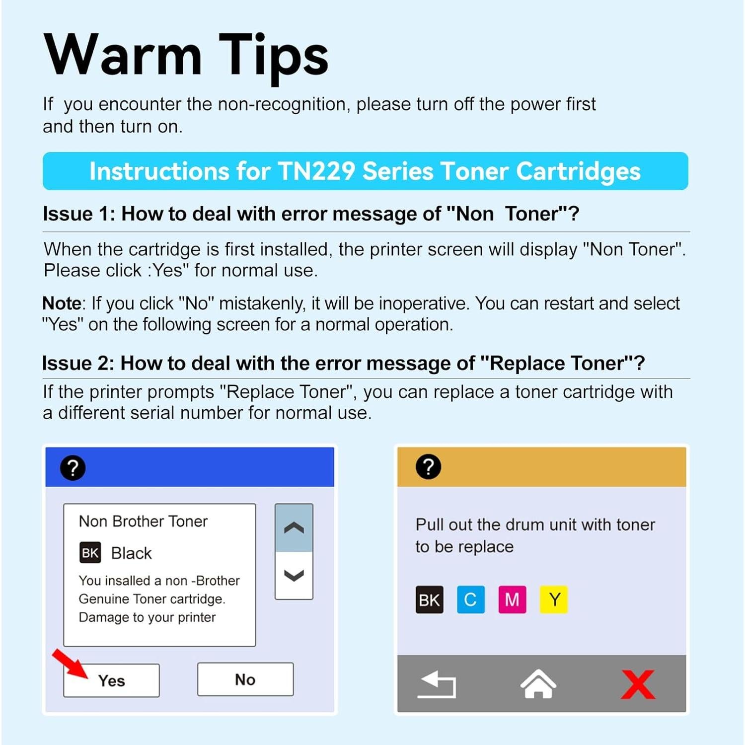 Toner Lemero Uexpect TN229XL Compatible Brother 5 Pack