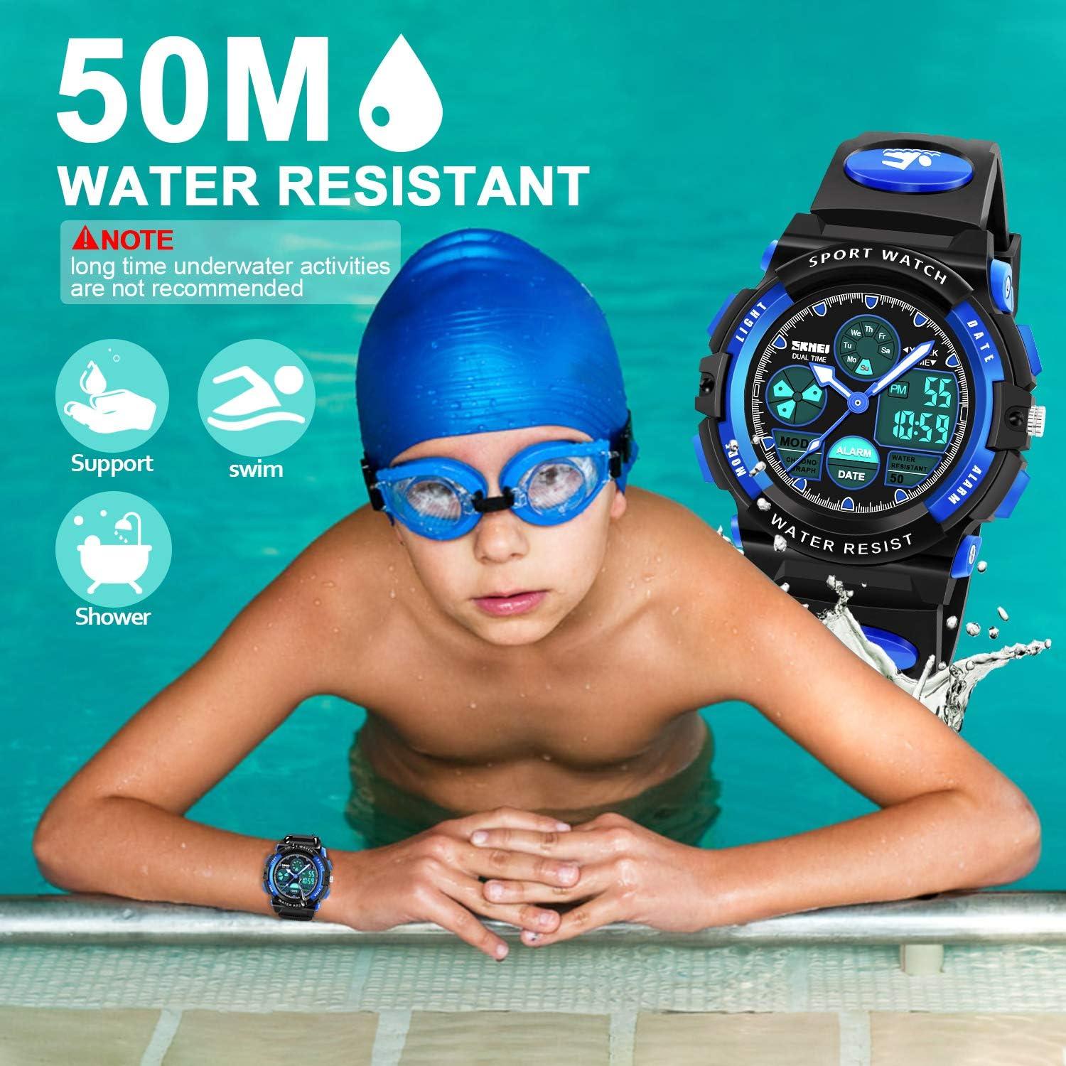 Reloj LED Deportivo ATIMO para Niños Resistente al Agua