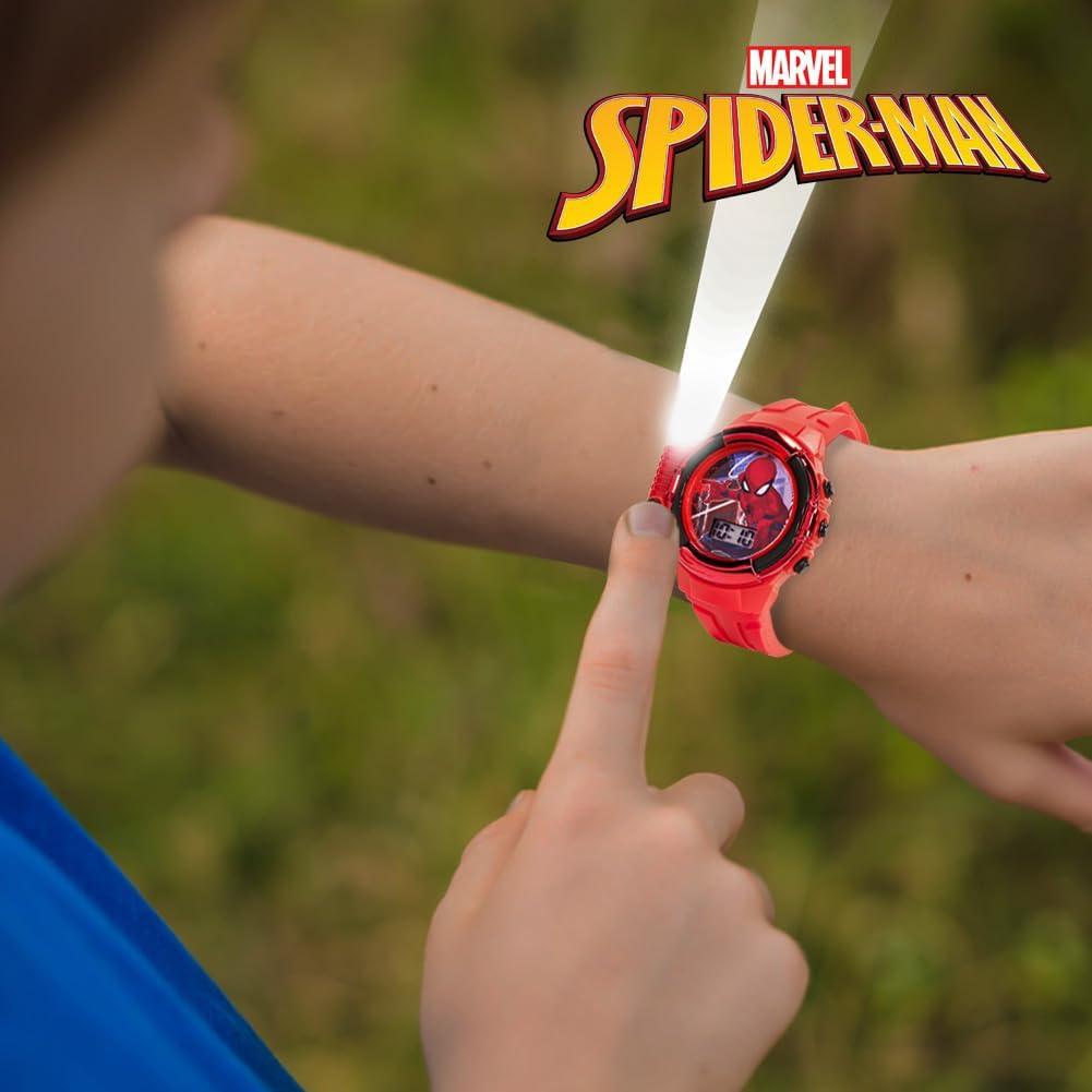 Reloj Spider-Man Accutime con Linterna LED para Niños