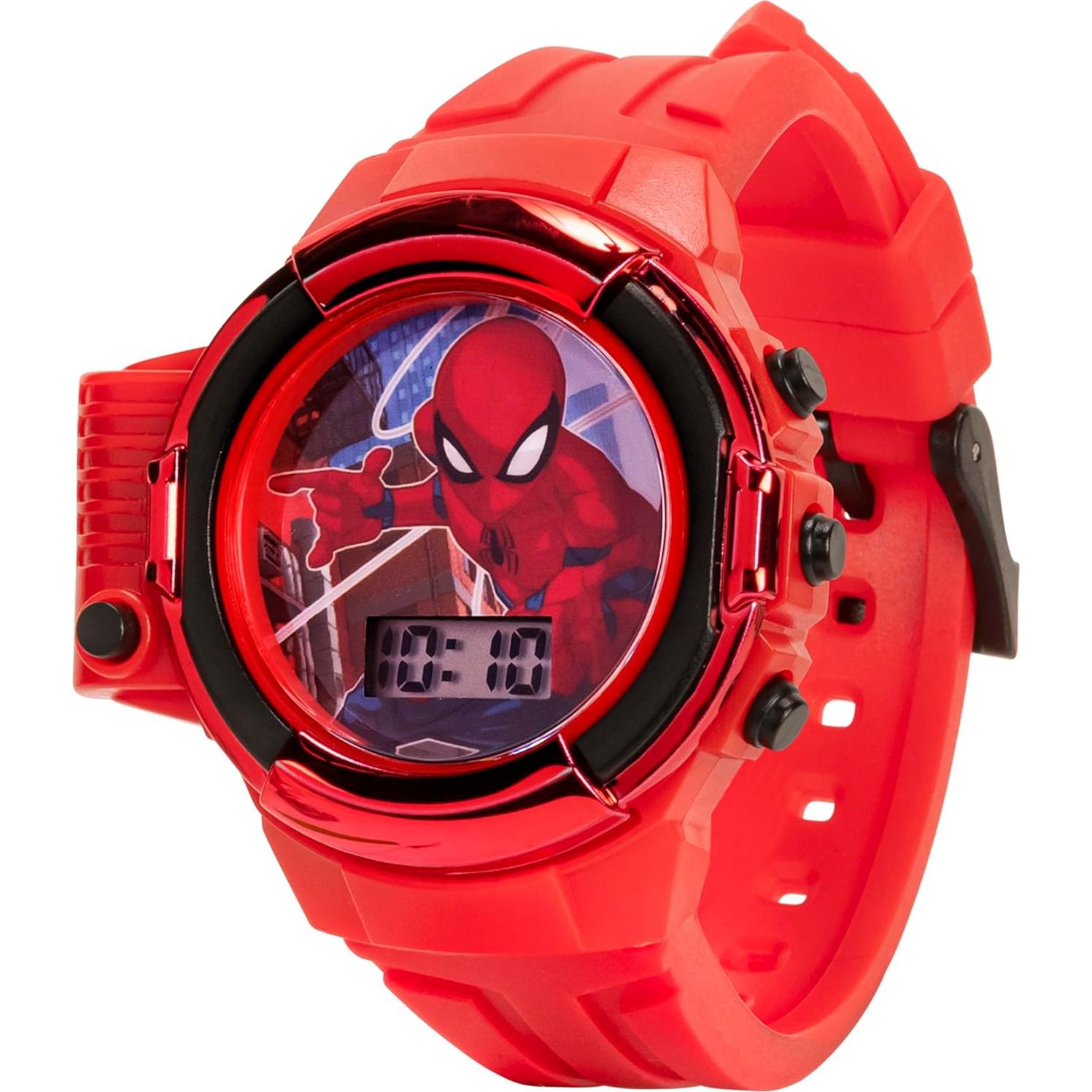 Reloj Spider-Man Accutime con Linterna LED para Niños