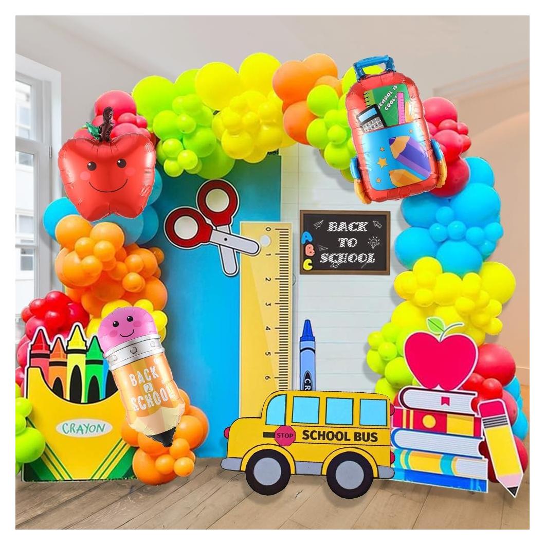 Kit de Arco de Globos Heukikt 156 Piezas Regreso a Clases