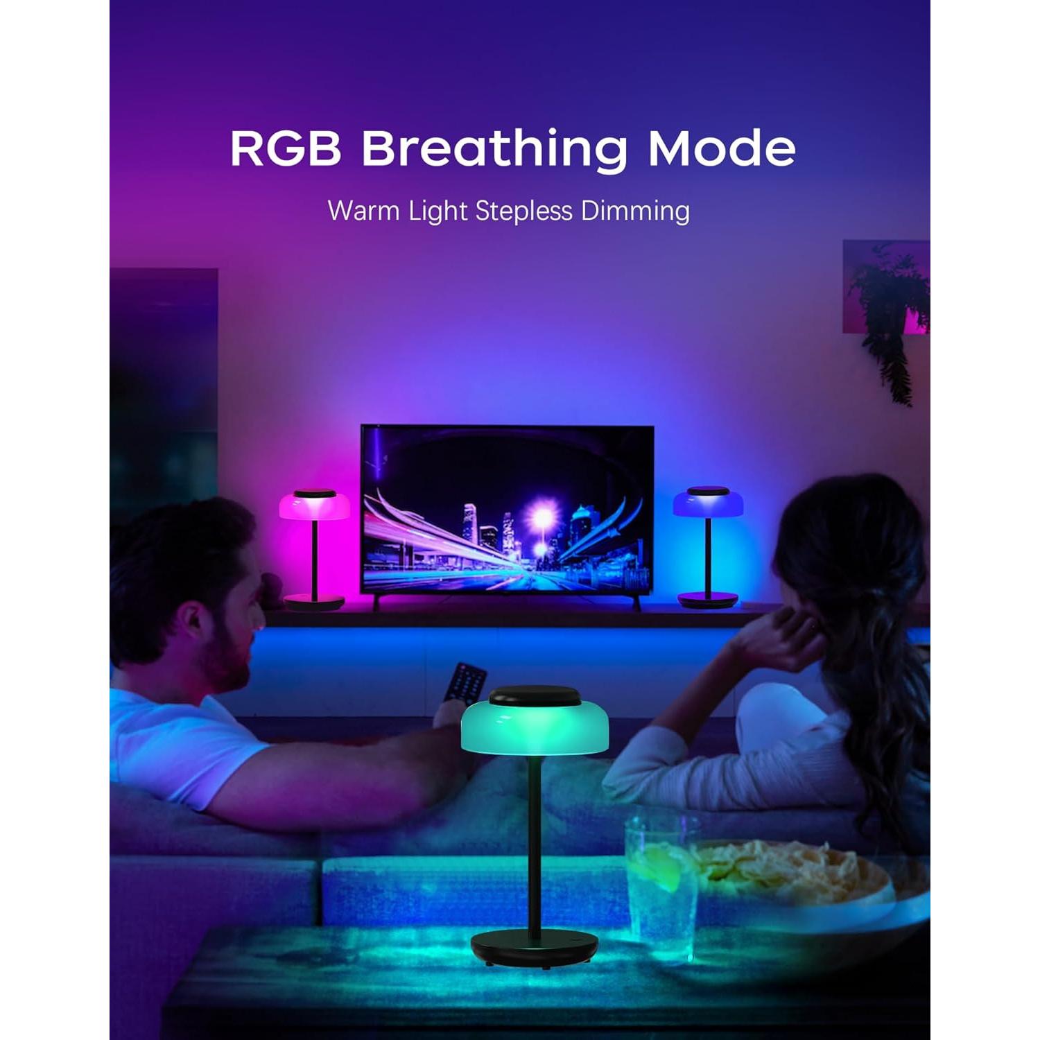 Lámpara de Mesa LED Inalámbrica Qimh 5000mAh Control Táctil