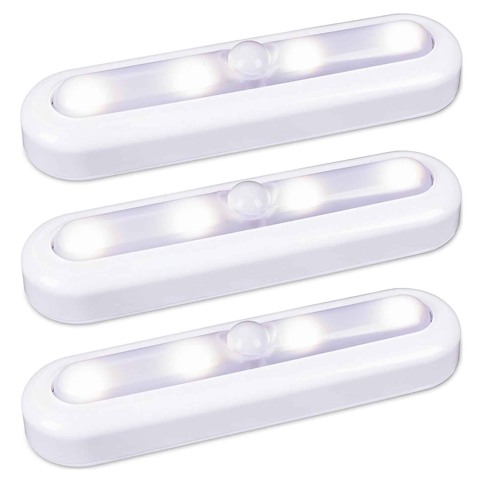 Luz Táctil LED 3 Pack 18 cm Regulable con 3 Modos de Color
