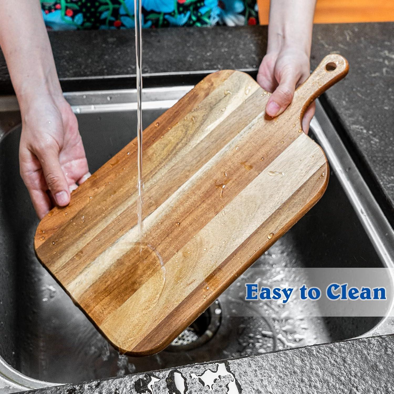 Tabla de Cortar de Madera de Acacia JF JAMES.F 38x19 cm