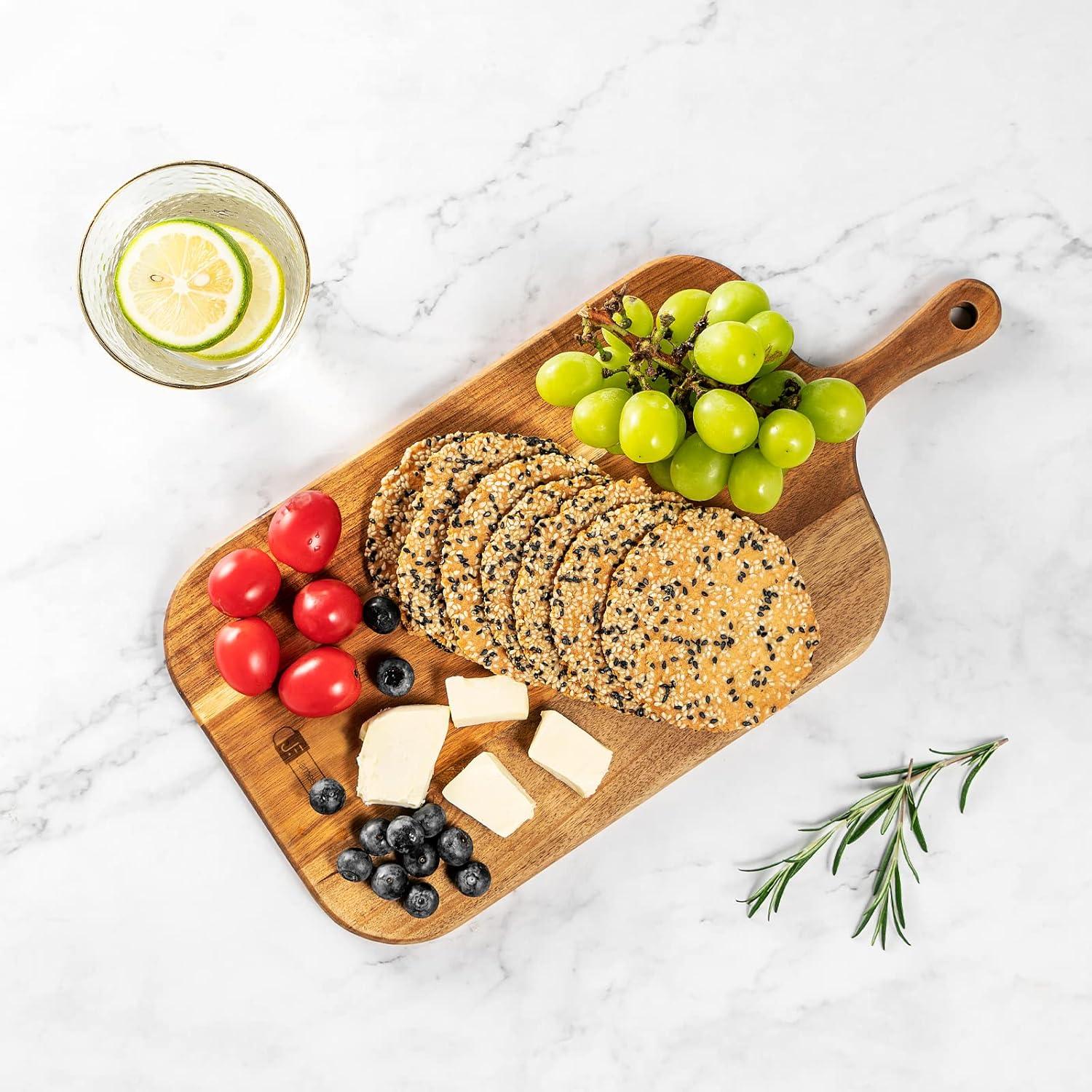 Tabla de Cortar de Madera de Acacia JF JAMES.F 38x19 cm