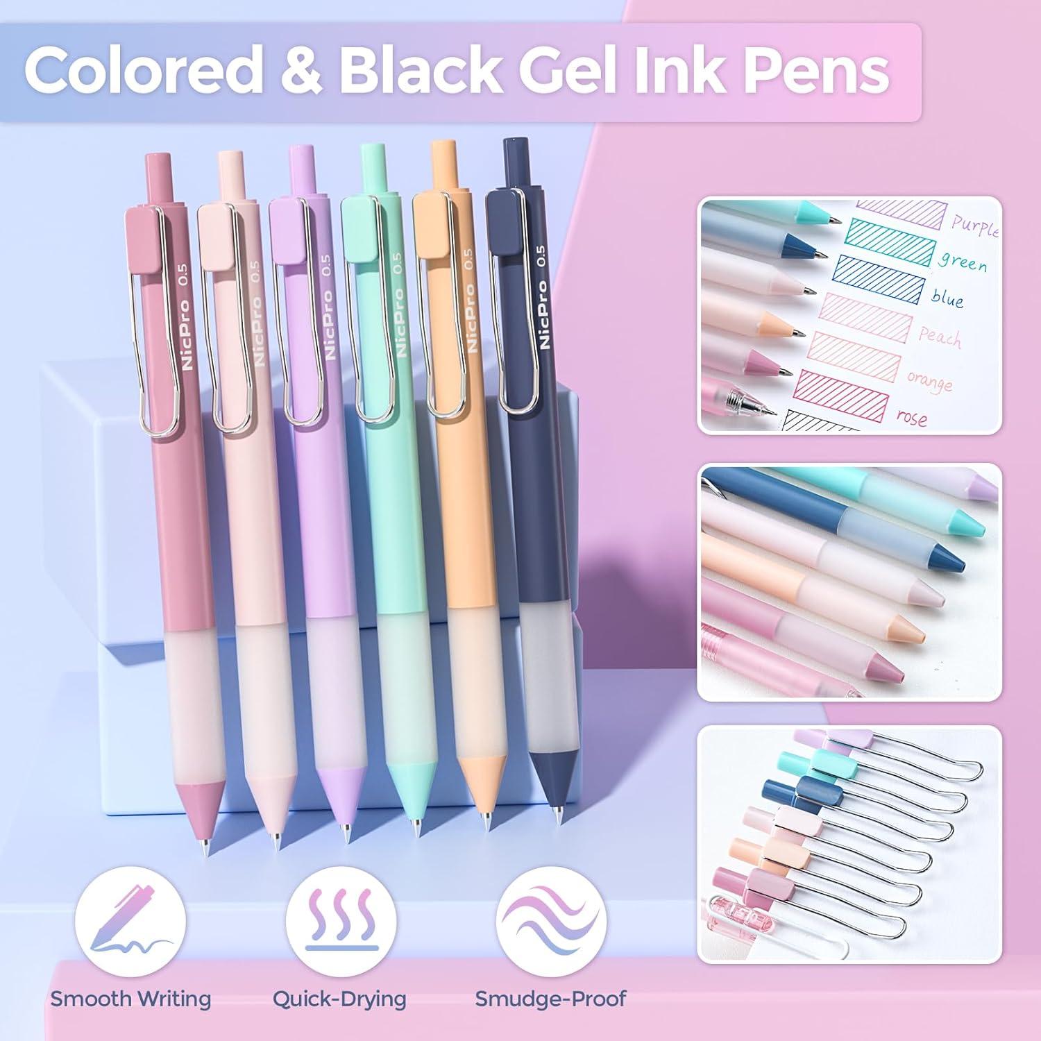 Conjunto de Papelería Nicpro 55PCS con Estuche Rosa