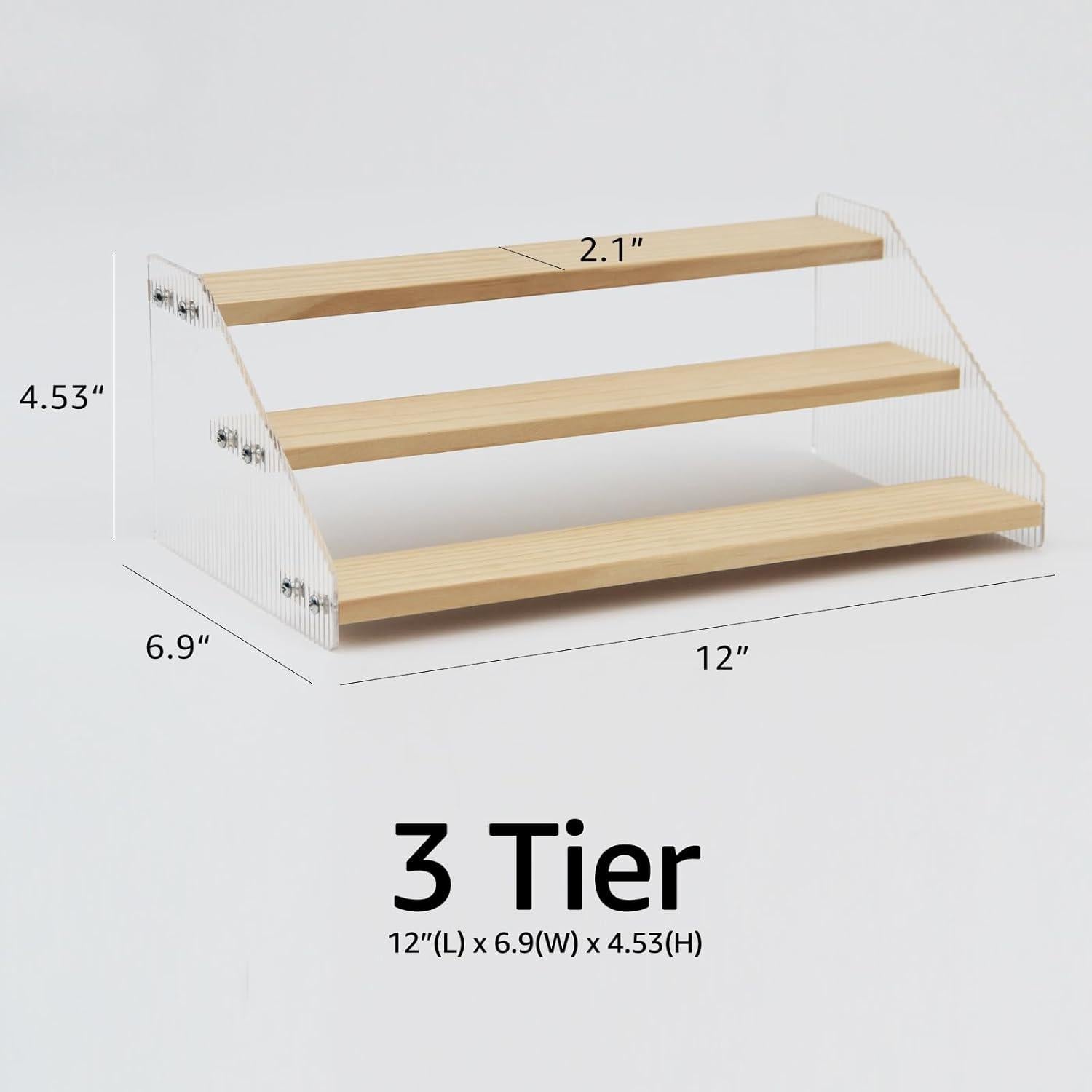 Organizador de Especias Nianfeng 3 Niveles 30.5x11.5 cm