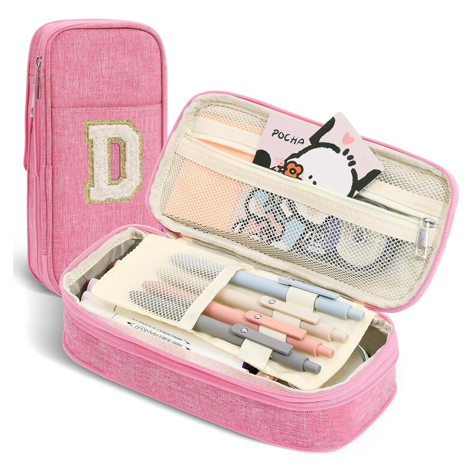 Estuche de Lápices GIFTOXO Rosa Gran Capacidad 23x9.9cm