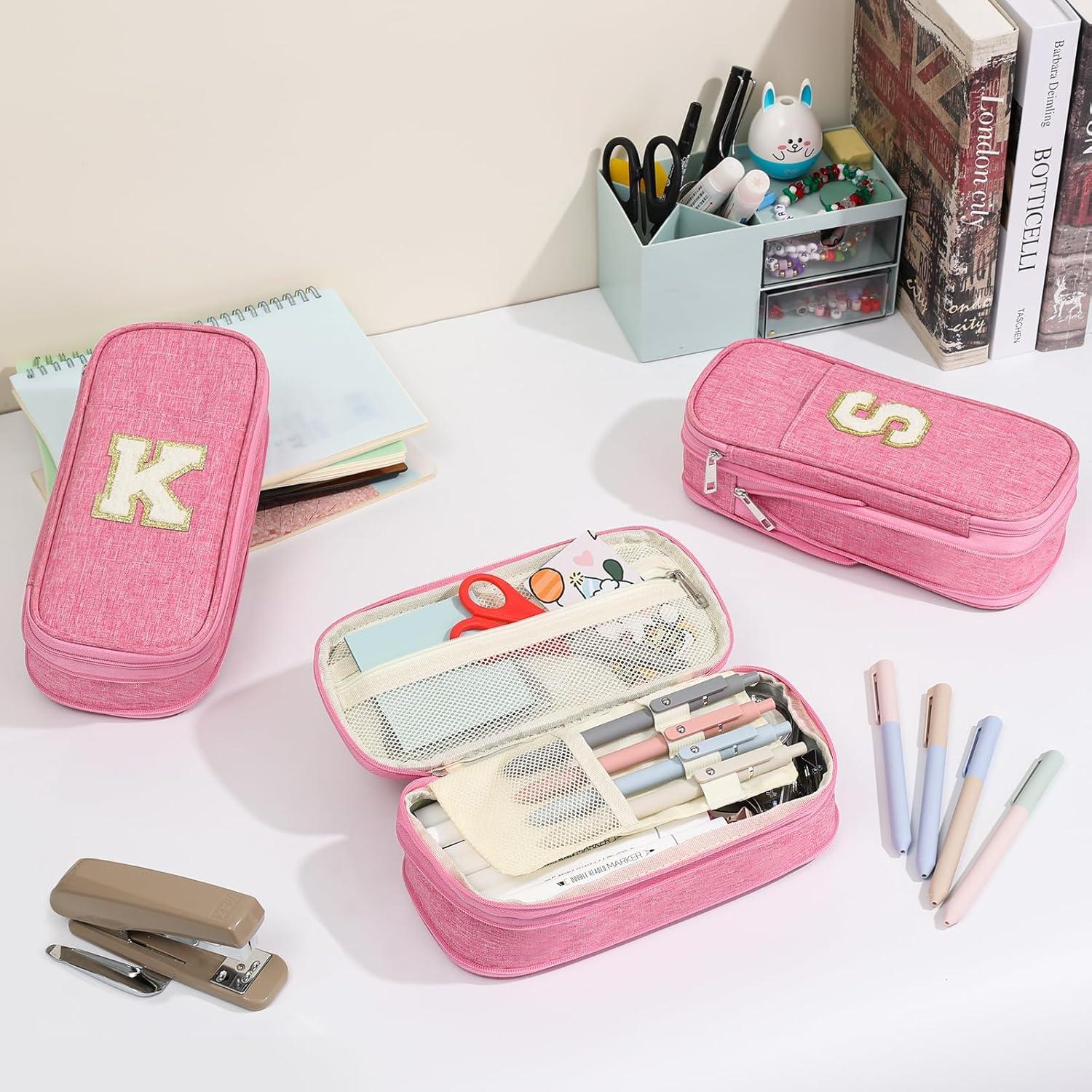 Estuche de Lápices GIFTOXO Rosa Gran Capacidad 23x9.9cm