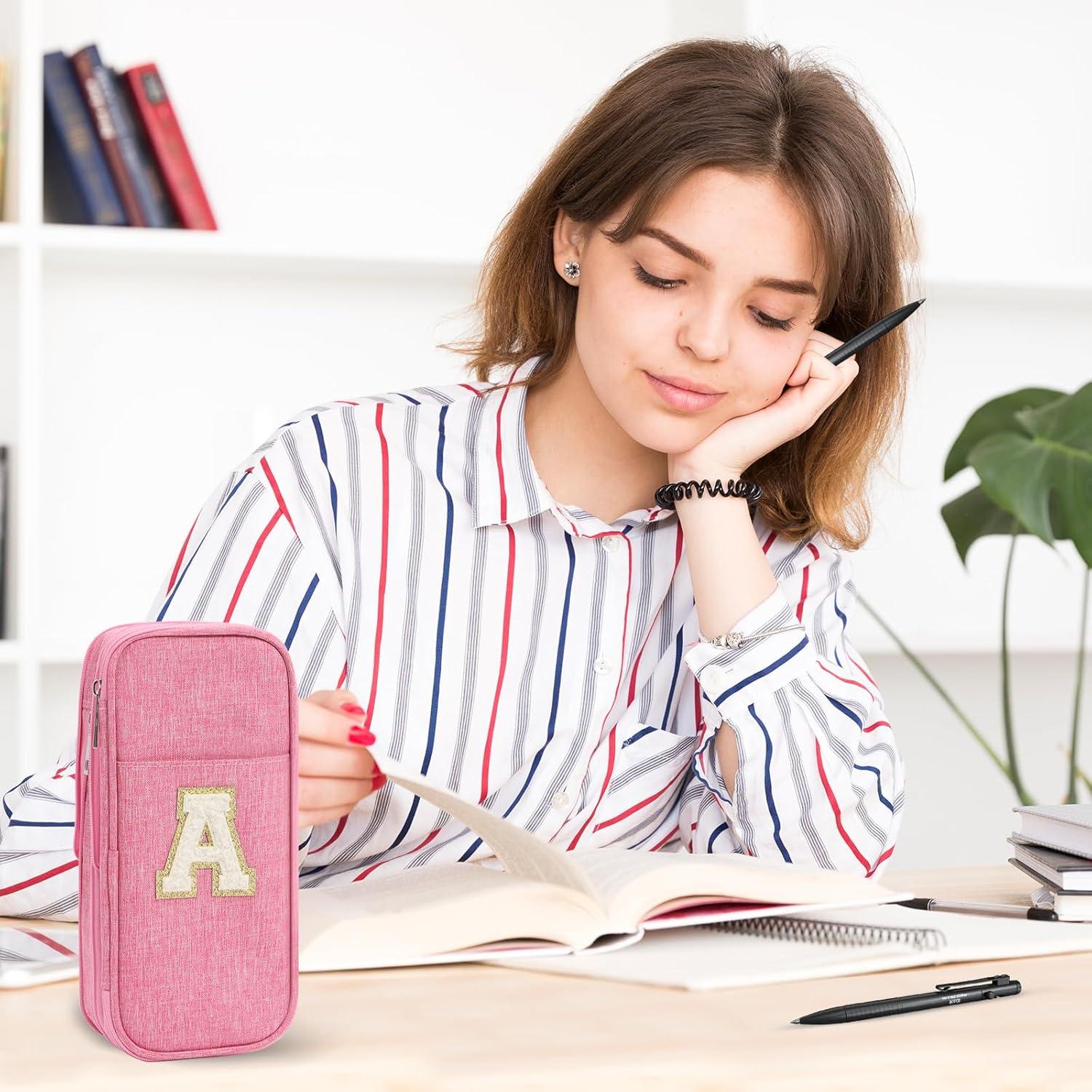 Estuche de Lápices GIFTOXO Rosa Gran Capacidad 23x9.9cm