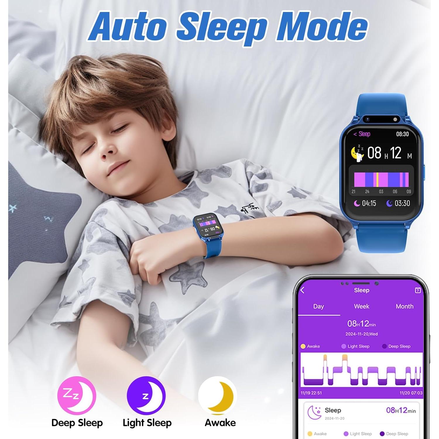 Reloj Inteligente Sootingot P70 Niños 1.85" IP68 Salud