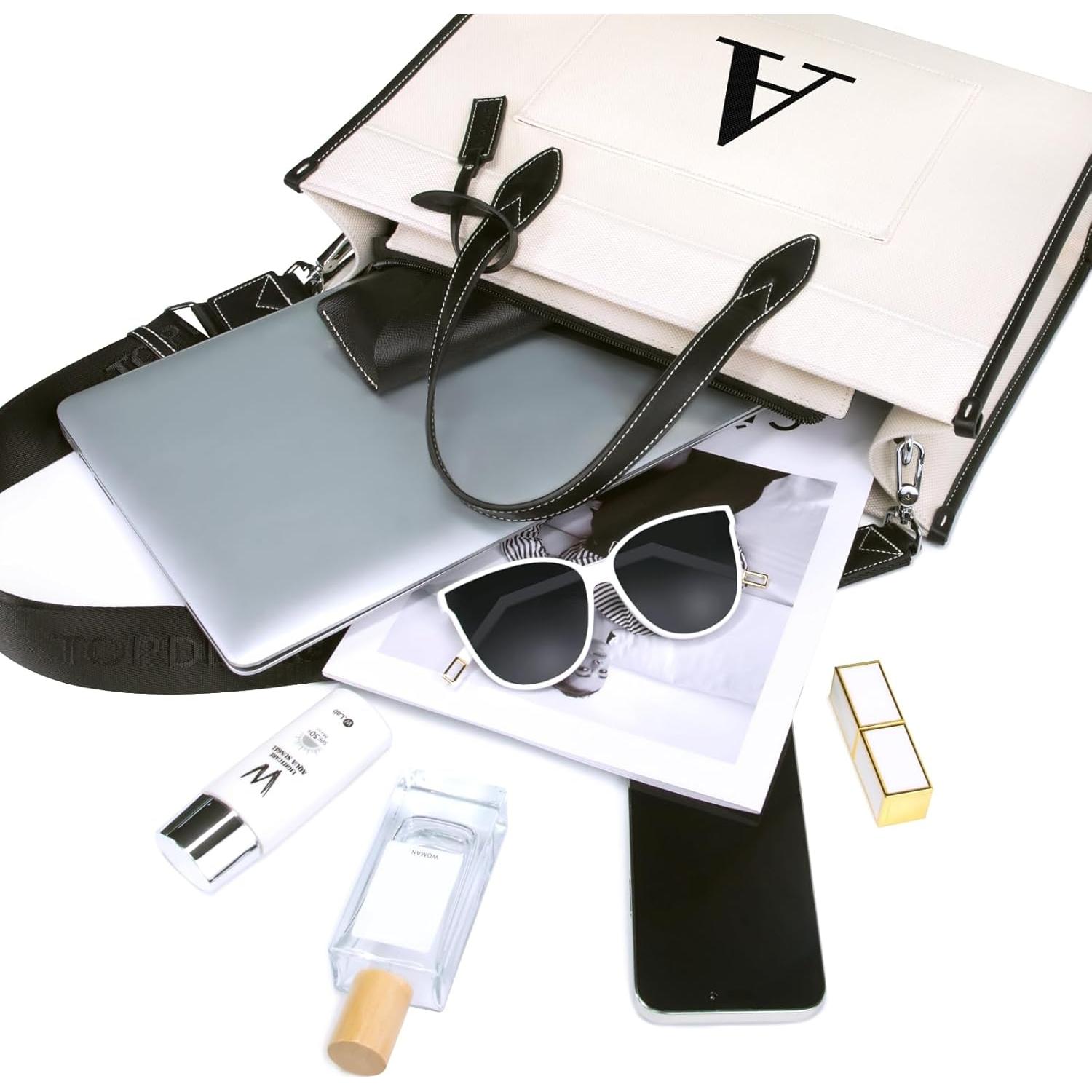 Bolsa Tote para Laptop TOPDesign 15.6" Lona Mujer