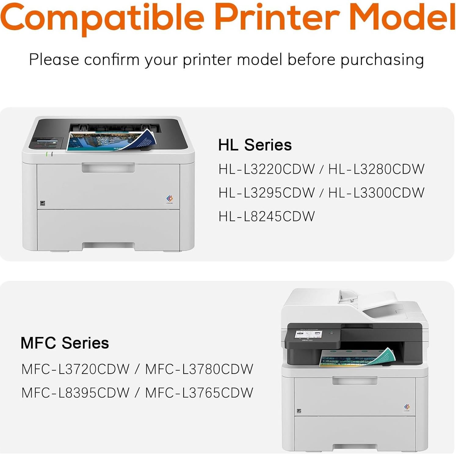 TN229XL TN229 Toner Cartridge High Yield Replacement for Brother TN229 TN229XL Toner Compatible with Brother MFC-L3780CDW MFC-L3720CDW HL-L3280CDW HL-L3220CDW HL-L3300CDW HL-L3295CDW Printer