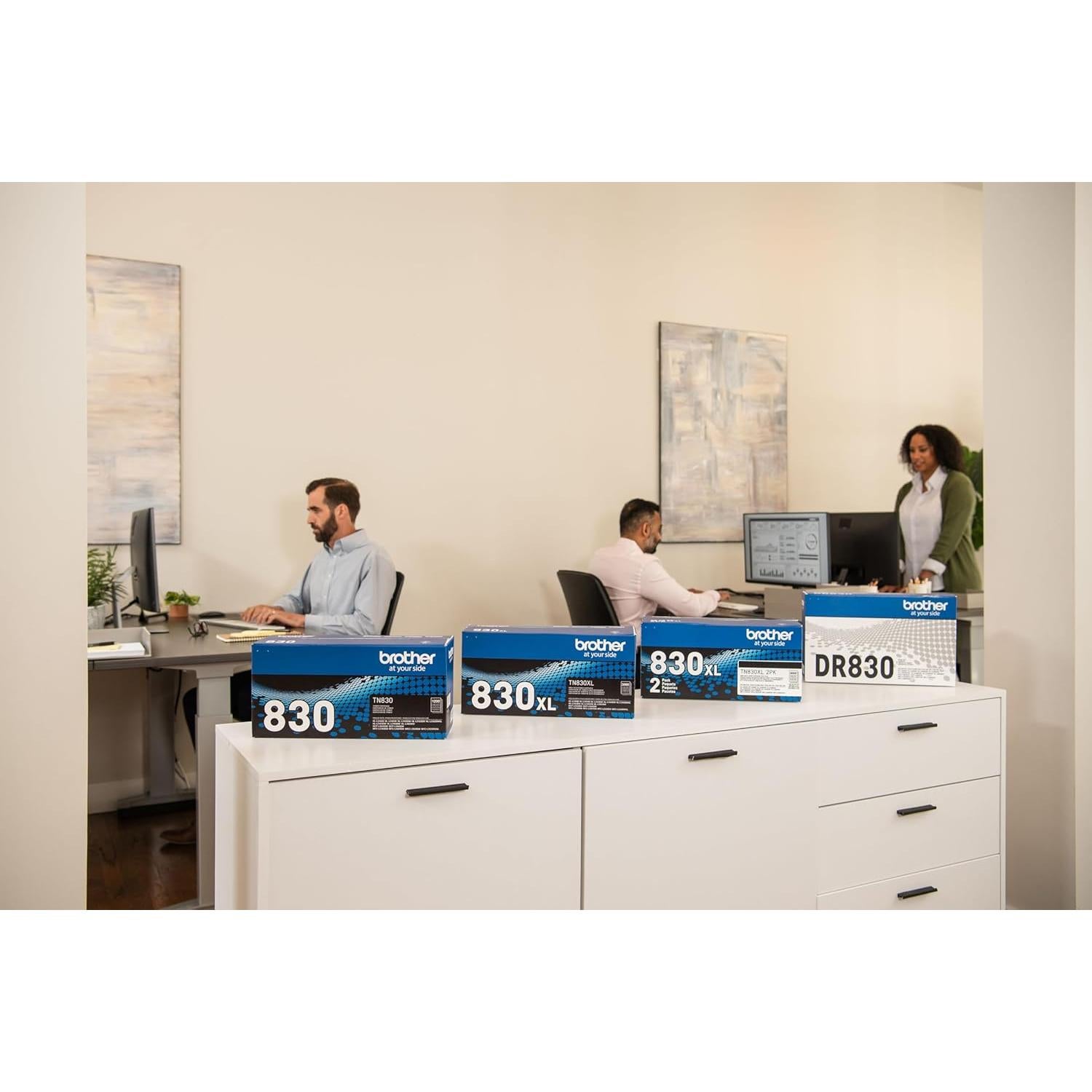 Cartucho de Tóner Negro Brother TN830 - 1200 Páginas