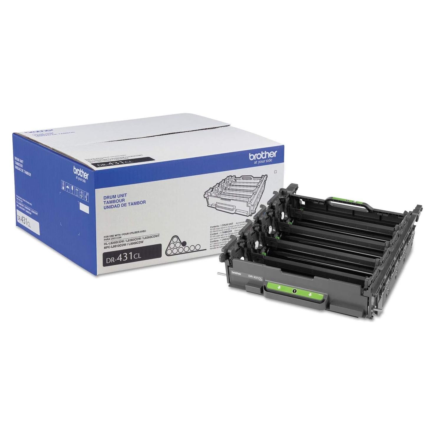 Printer DR431CL Drum Unit-Retail Packaging, Black
