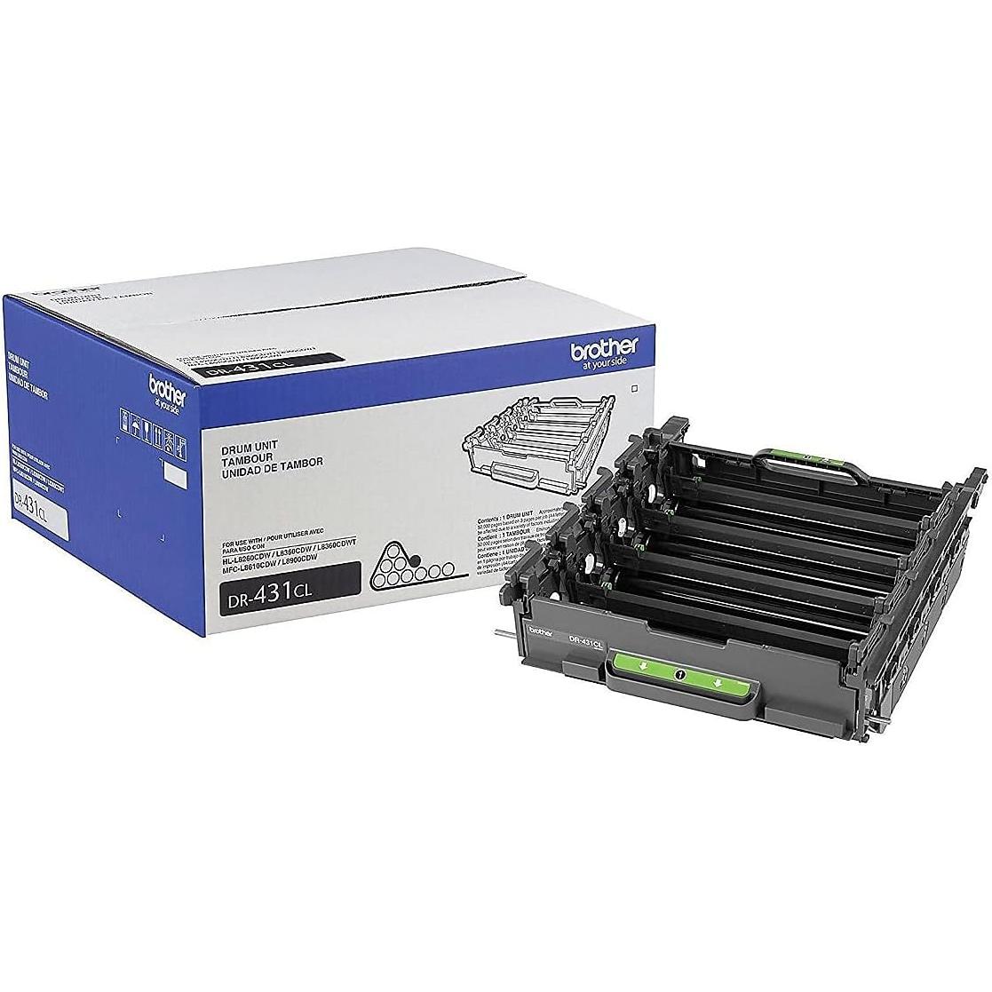 Printer DR431CL Drum Unit-Retail Packaging, Black