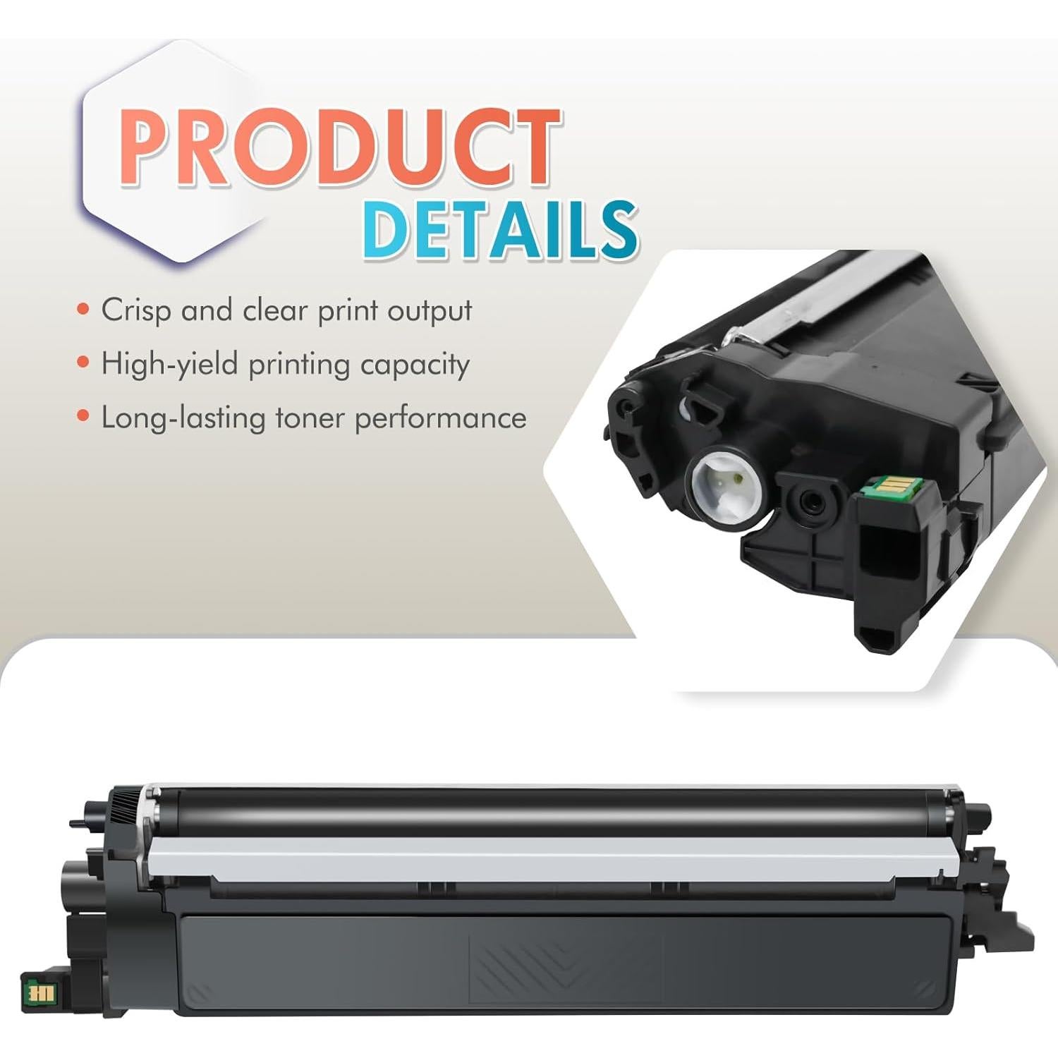 Cartuchos de Tóner TN229XL Compatible Brother - Paquete de 4