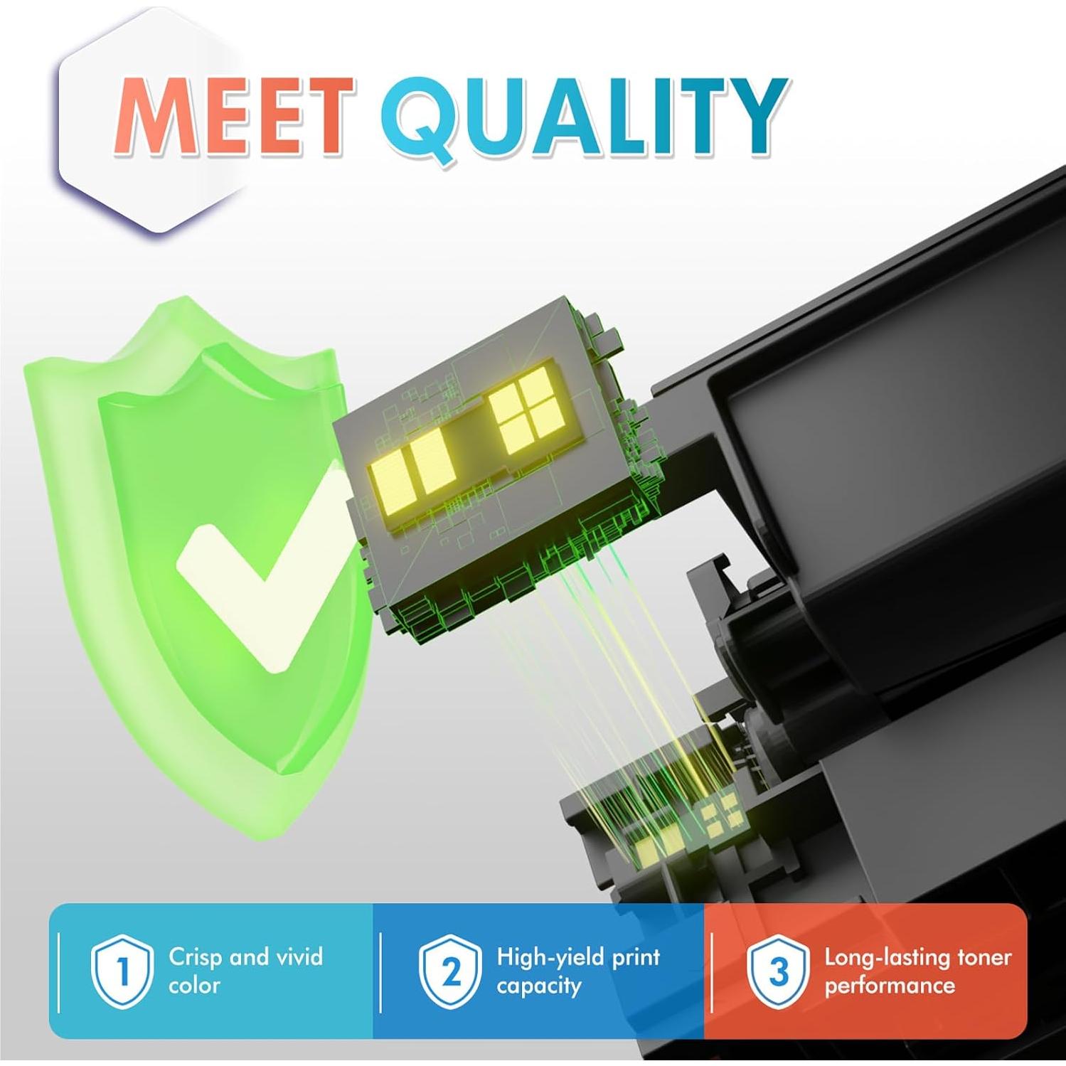 Cartuchos de Tóner TN229XL Compatible Brother - Paquete de 4