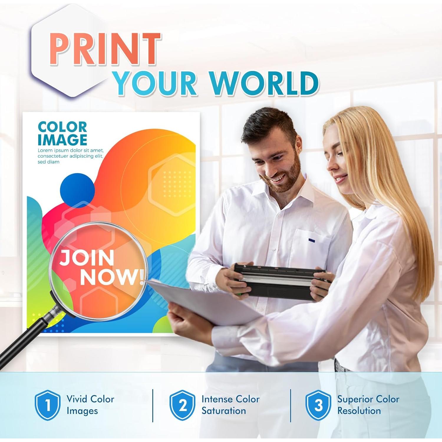 Cartuchos de Tóner TN229XL Compatible Brother - Paquete de 4