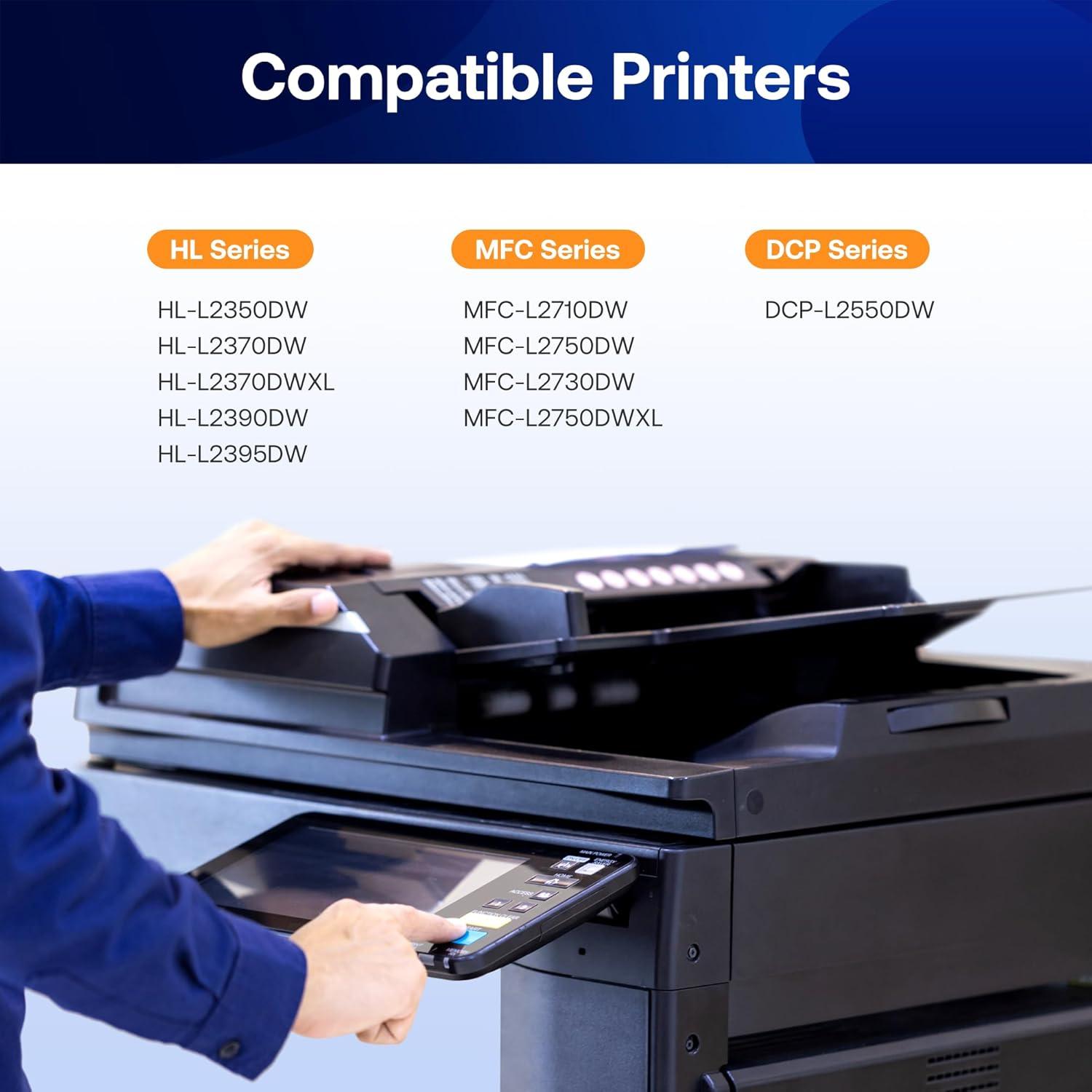 Cartuchos de Tóner TN-760 y Tambor DR-730 para Brother