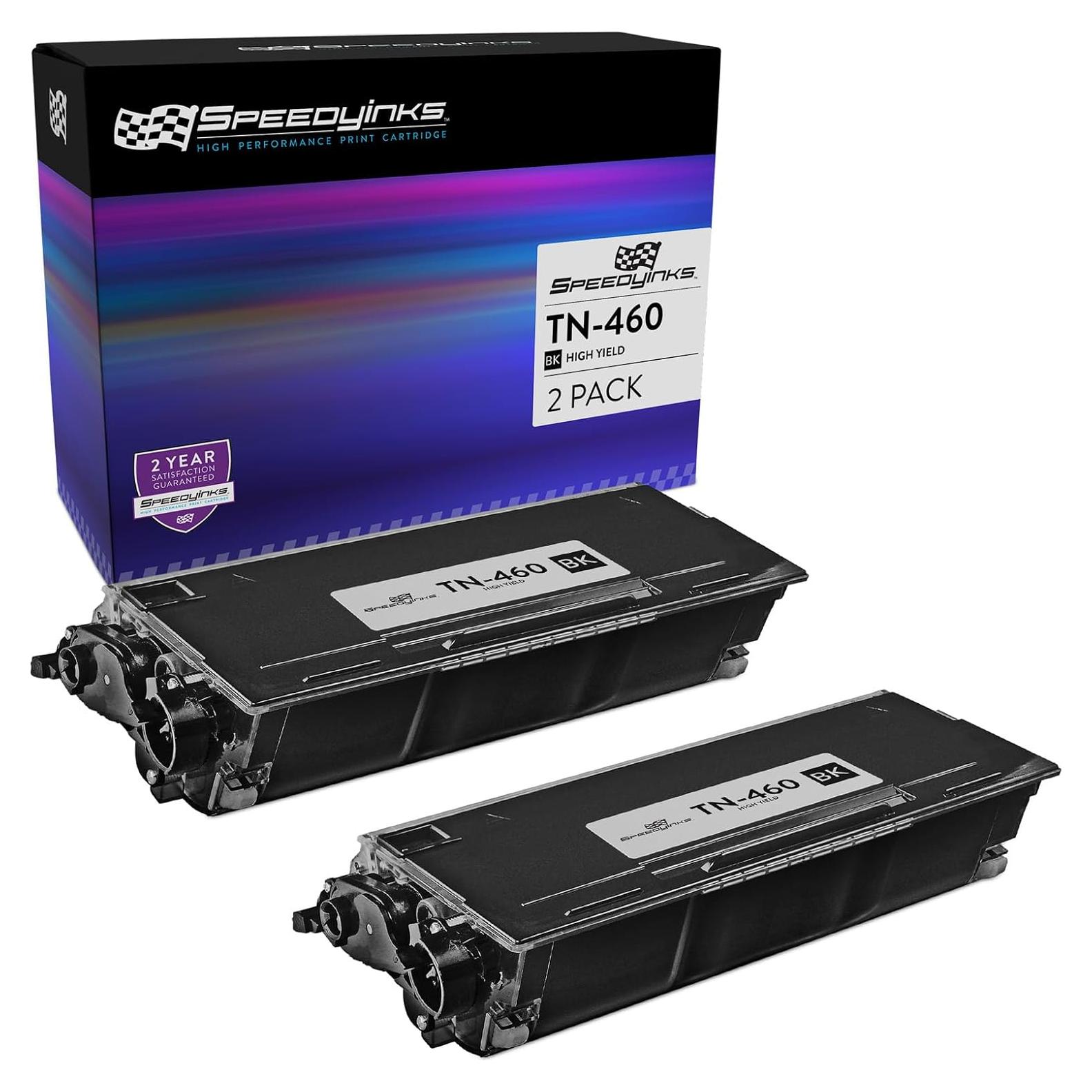 Cartucho de Tóner Compatible Speedy Inks TN460 Negro 2-Pack