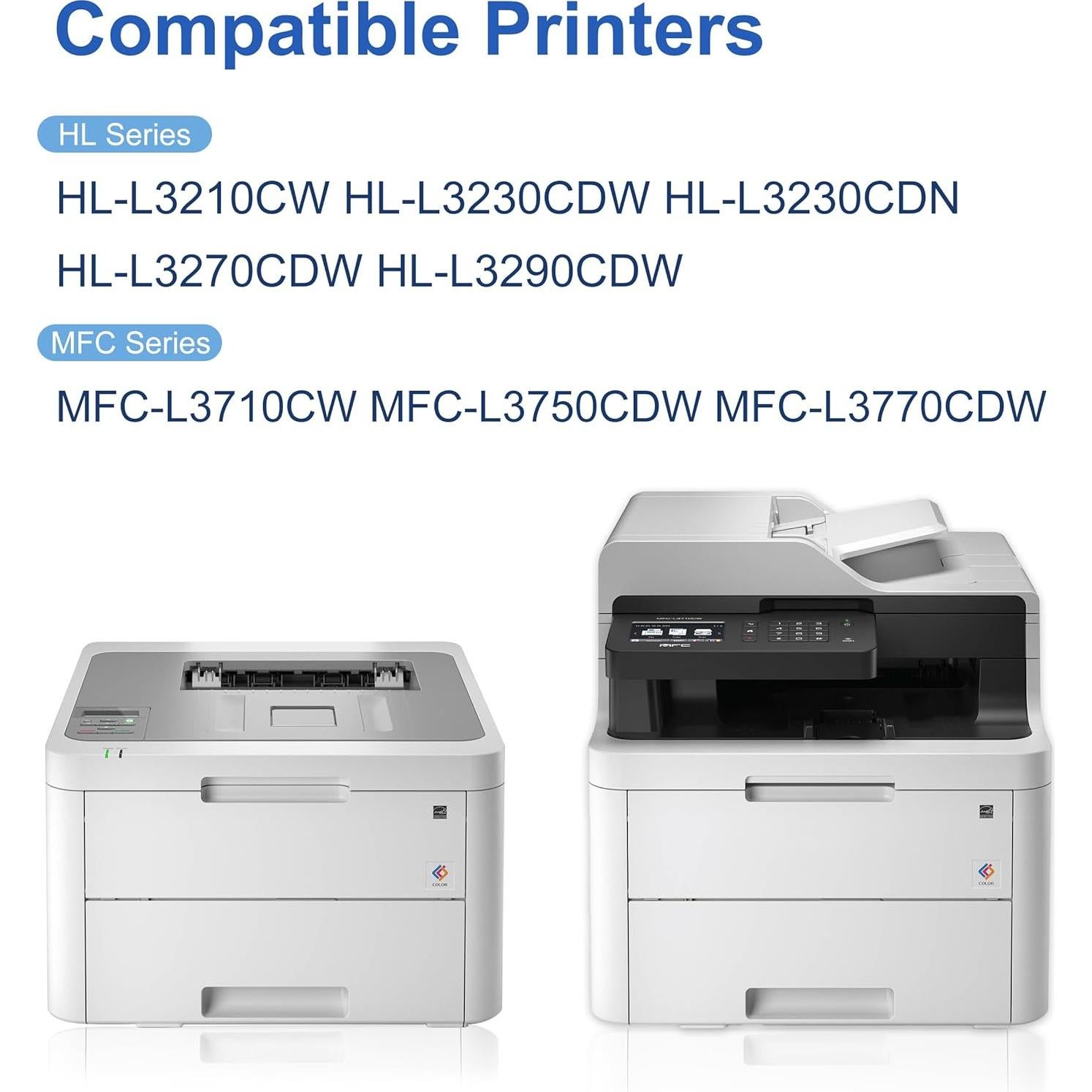 Juego de Tambor DR-223CL TOPXLKCMY para Brother - 4 Unidades