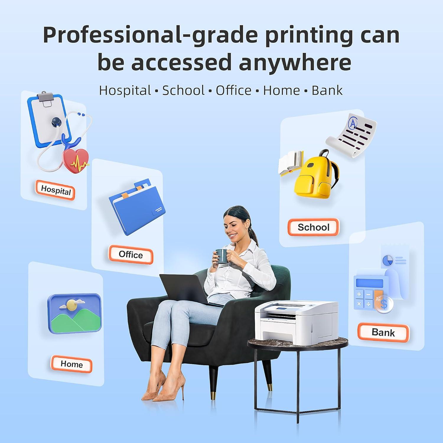 Cartucho de Tóner SUDLTO TN830 - 2 Pack, Negro, 1200 Páginas