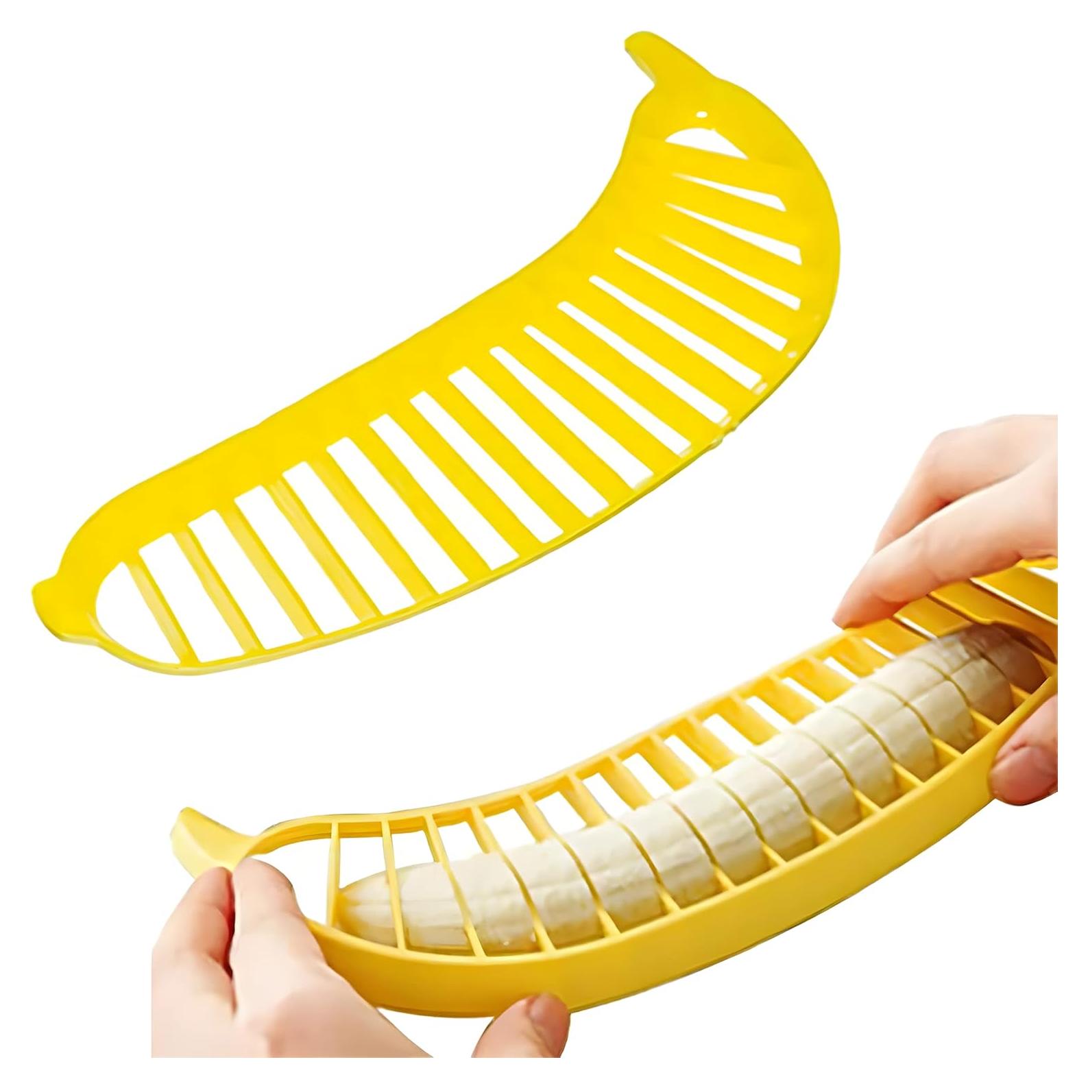 Cortador de Plátano Guyuyii - Rápido y Seguro, 18 Rodajas