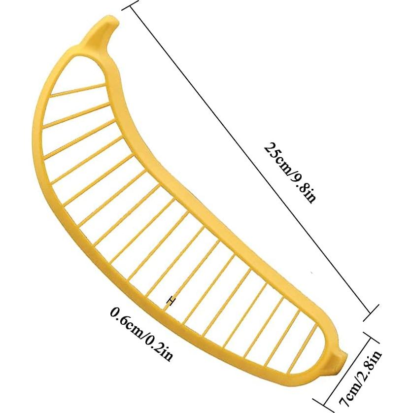 Cortador de Plátano Guyuyii - Rápido y Seguro, 18 Rodajas