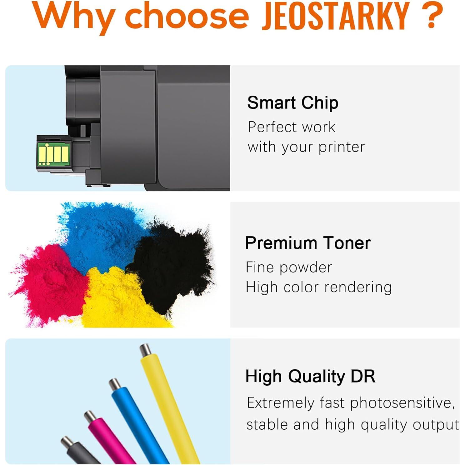 Tóner Jeostarky TN229XL Paquete de 5 Alto Rendimiento para Brother