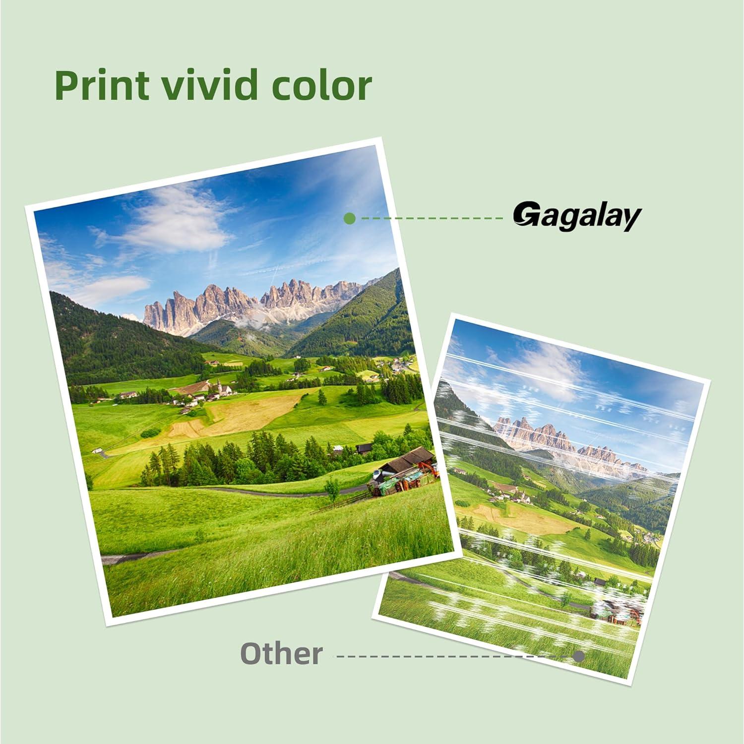 Cartuchos de tinta LC401XL Gagalay para impresora Brother - 4 Pack