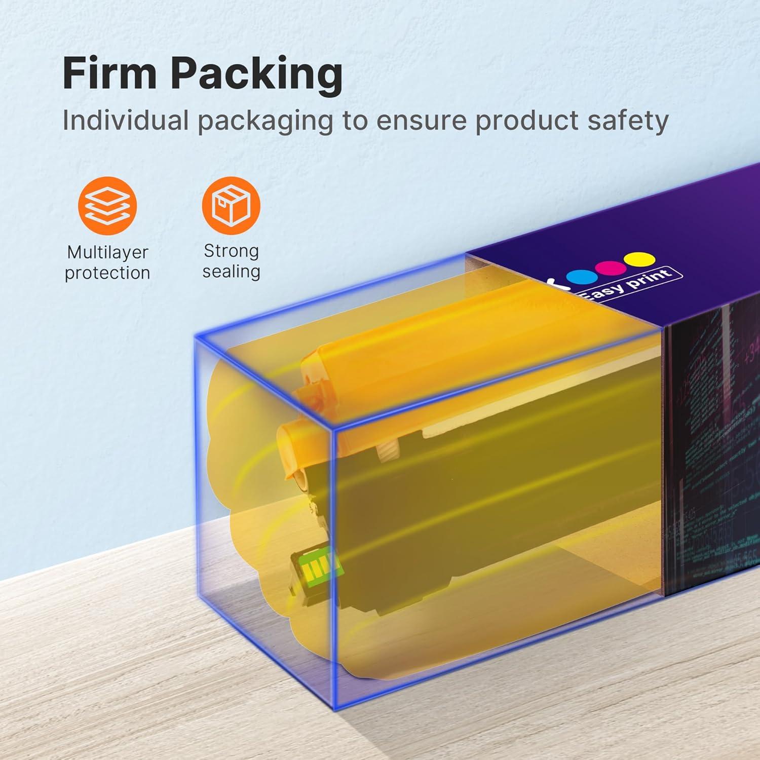 Cartucho de Tóner E-Z Ink TN227 Compatible 4 Paquete para Brother