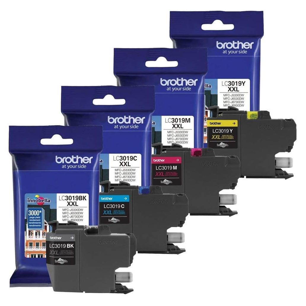 Conjunto de cartuchos de tinta Brother LC3019 - 4 colores