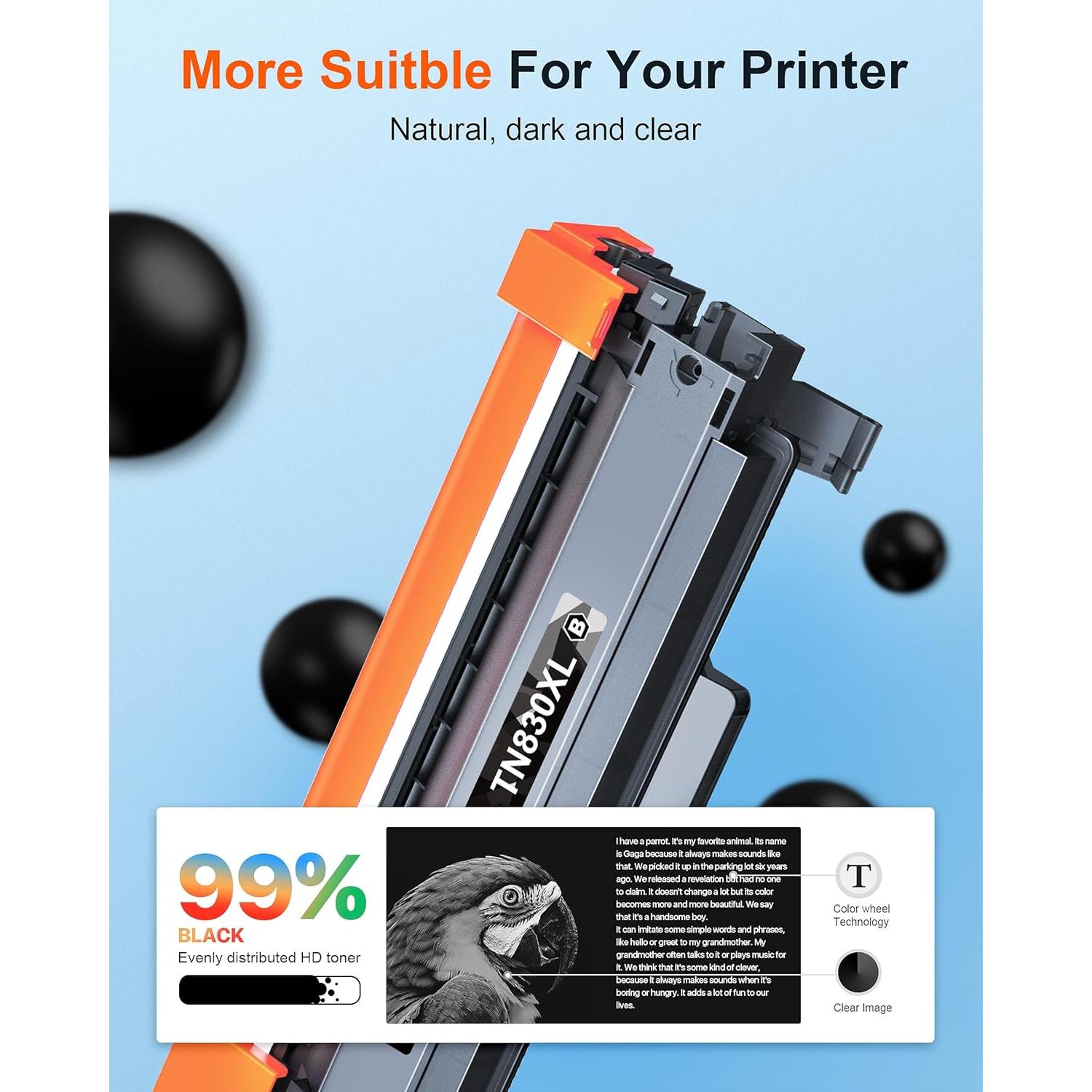 Cartucho de Tóner E-Z Ink Pro TN830XL Compatible Brother